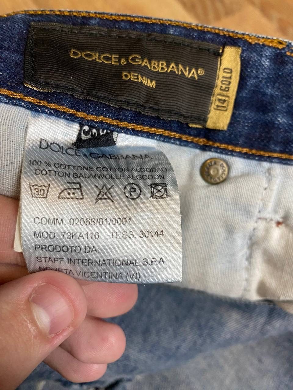 Dolce & Gabbana × Vintage Rare Vintage Luxury Jeans Dolce & Gabbana Avant-Garde Style Size US 32 / EU 48 - 8 Thumbnail