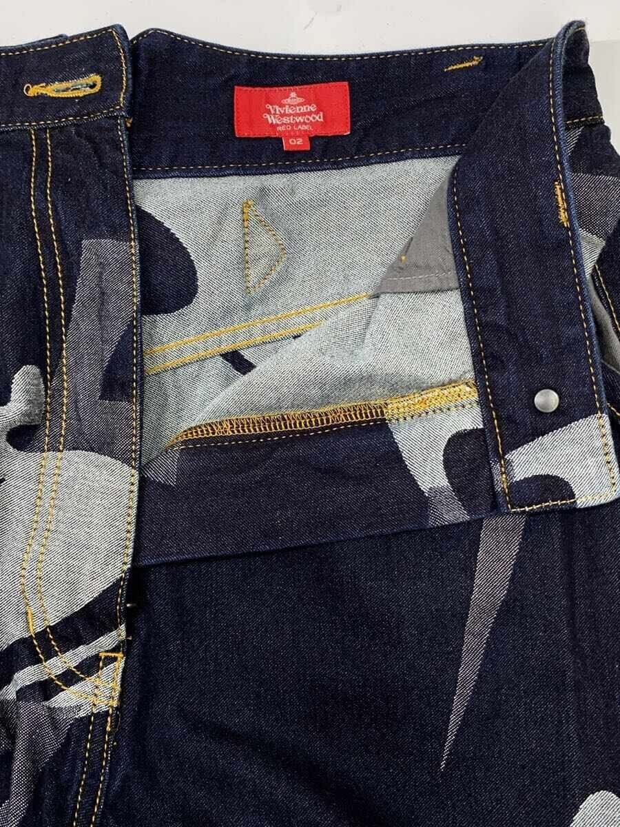 Vivienne Westwood Multi Orb Wide Leg Denim Jeans Size 28" / US 6 / IT 42 - 3 Thumbnail
