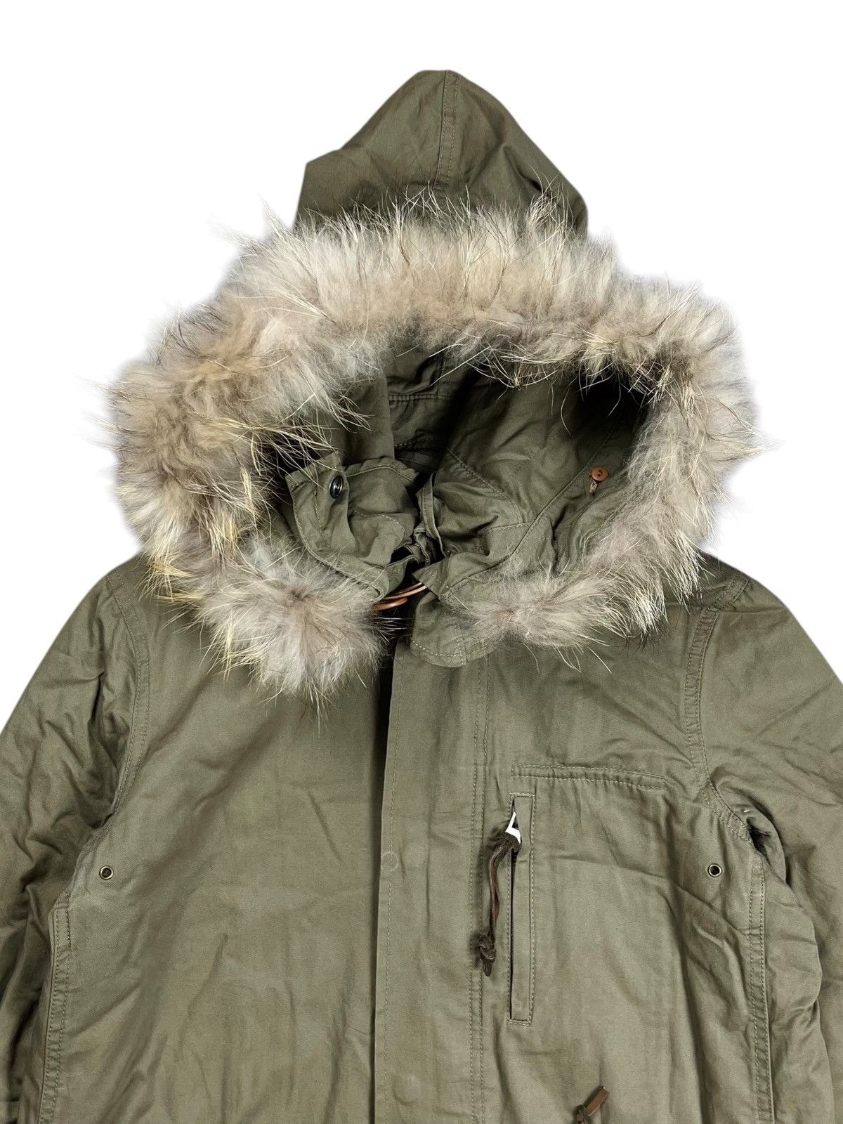 If Six Was Nine 2000s Panaji by GOA - Fur Hoodie Apocalypse Style Jacket Size US M / EU 48-50 / 2 - 6 Thumbnail