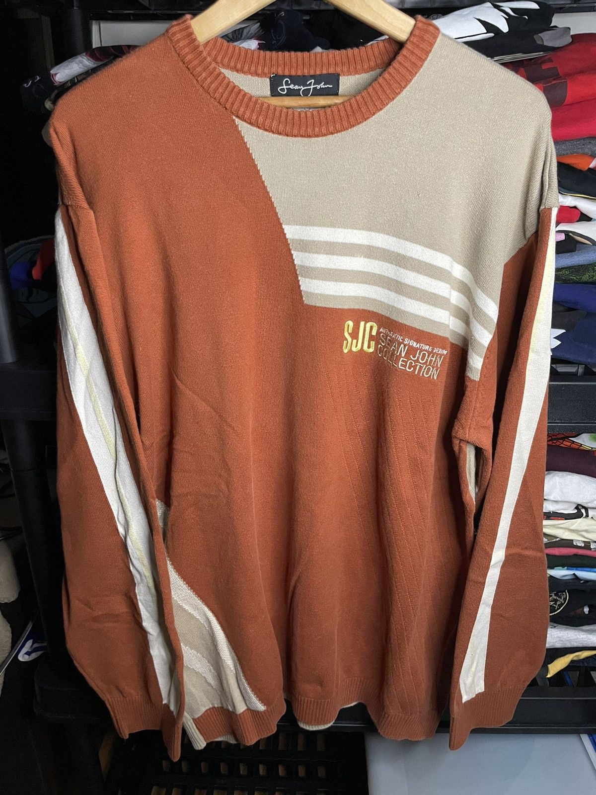 Sean John × Vintage Vintage Y2K Sean John LongSleeve Sweatshirt. Size US XL / EU 56 / 4 - 1 Thumbnail