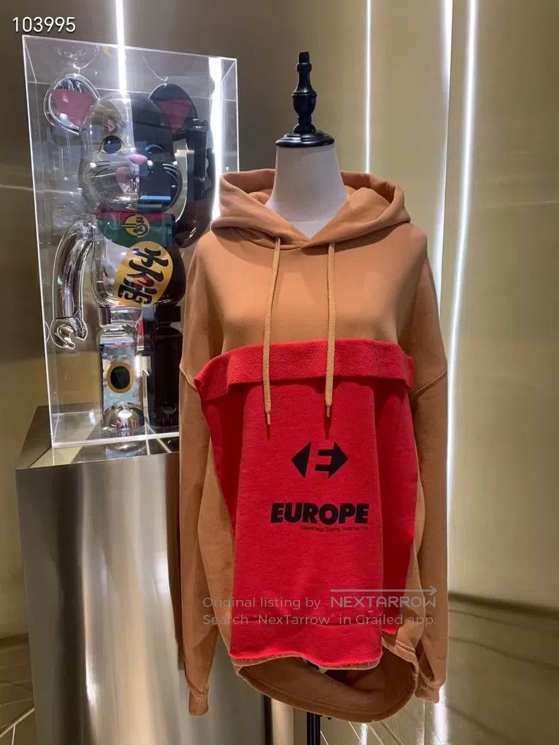 Balenciaga Balenciaga Color Block Sweatshirt M Size US M / EU 48-50 / 2 - 1 Thumbnail