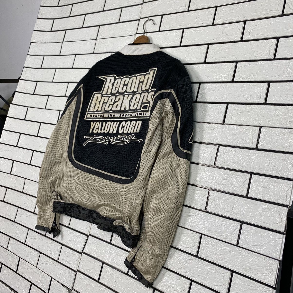 YELLOW CORN Vintage Biker Jacket Cafe Racer Yellow Corn Big Logo Size US L / EU 52-54 / 3 - 14 Thumbnail