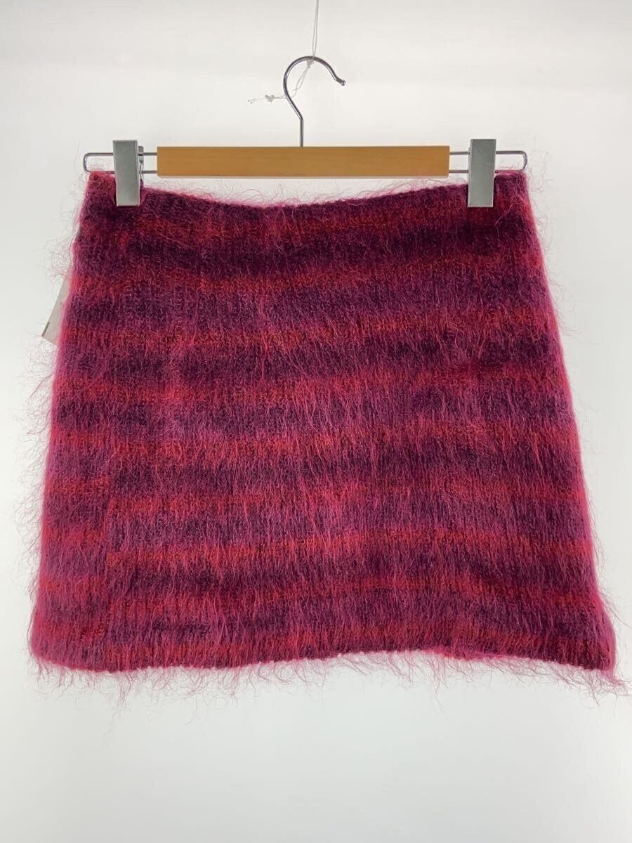 Hysteric Glamour Shaggy Mohair Buckle Mini Skirt Size 28" / US 6 / IT 42 - 2 Thumbnail