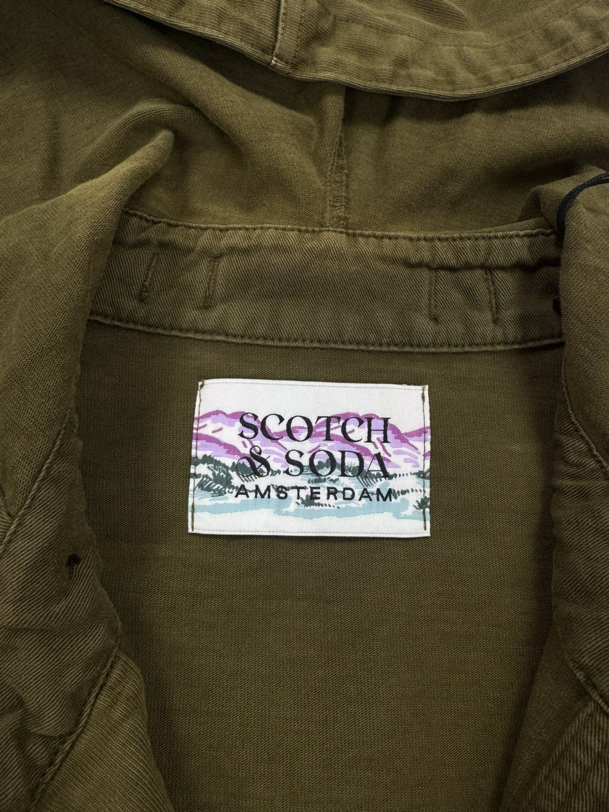 Scotch & Soda Scotch Soda A31 Inbetween Jacket military hooded Army Anorak Size US L / EU 52-54 / 3 - 4 Thumbnail