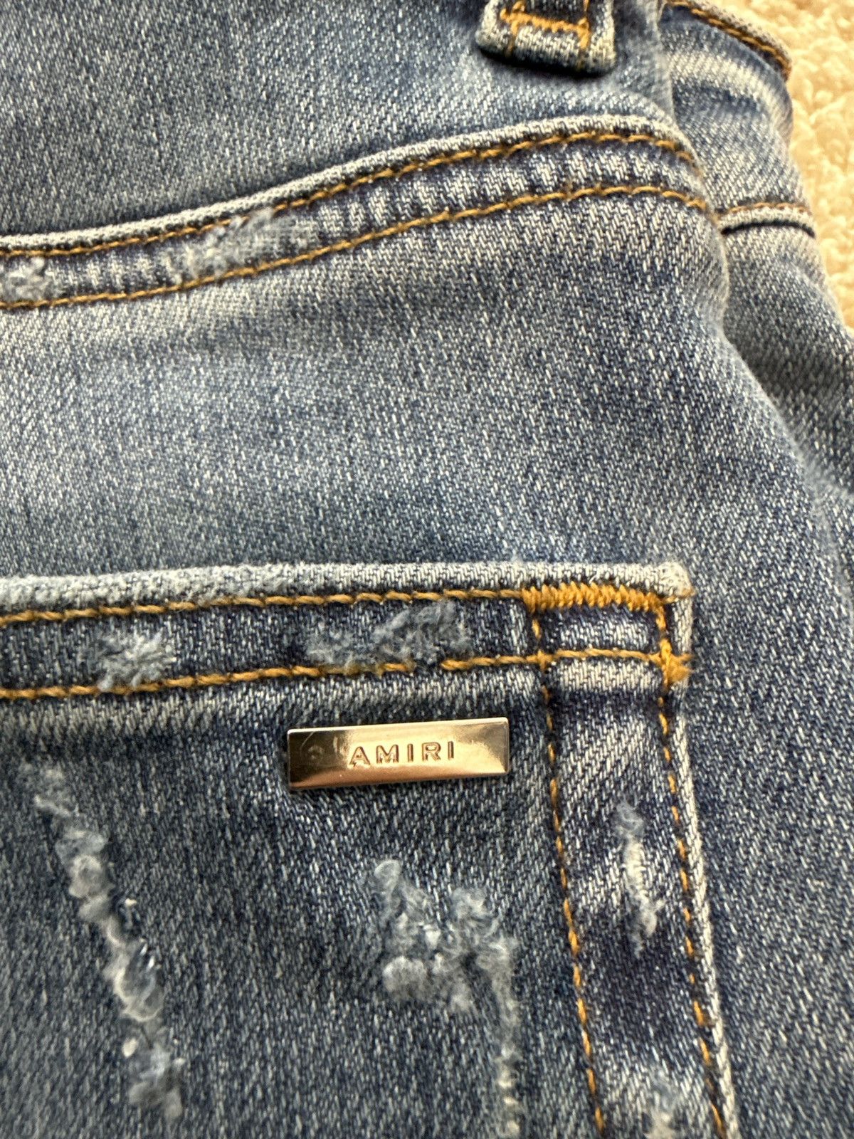 Amiri Amiri Ripped Denim Size US 34 / EU 50 - 9 Thumbnail