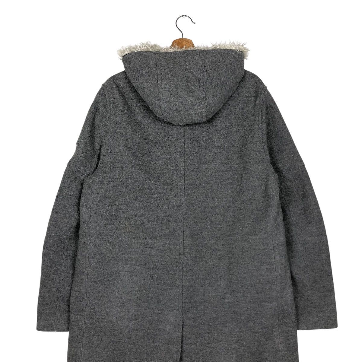 Comme Ca Ism 🔥VINTAGE BIKER LONG JACKET WOOL COMME CA ISM MINK FUR HOODIE Size US M / EU 48-50 / 2 - 11 Thumbnail