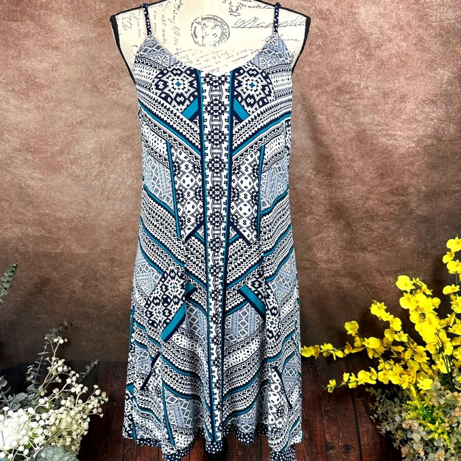 TART Collections Tart Collections Tashi Reversible Aztec Print/ Dots Dress M Size M / US 6-8 / IT 42-44 - 7 Thumbnail