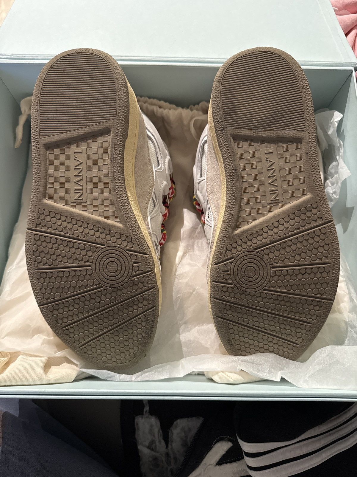 Lanvin Lanvin Curb Sneakers ‘White’ Size US 8 / IT 38 - 5 Thumbnail