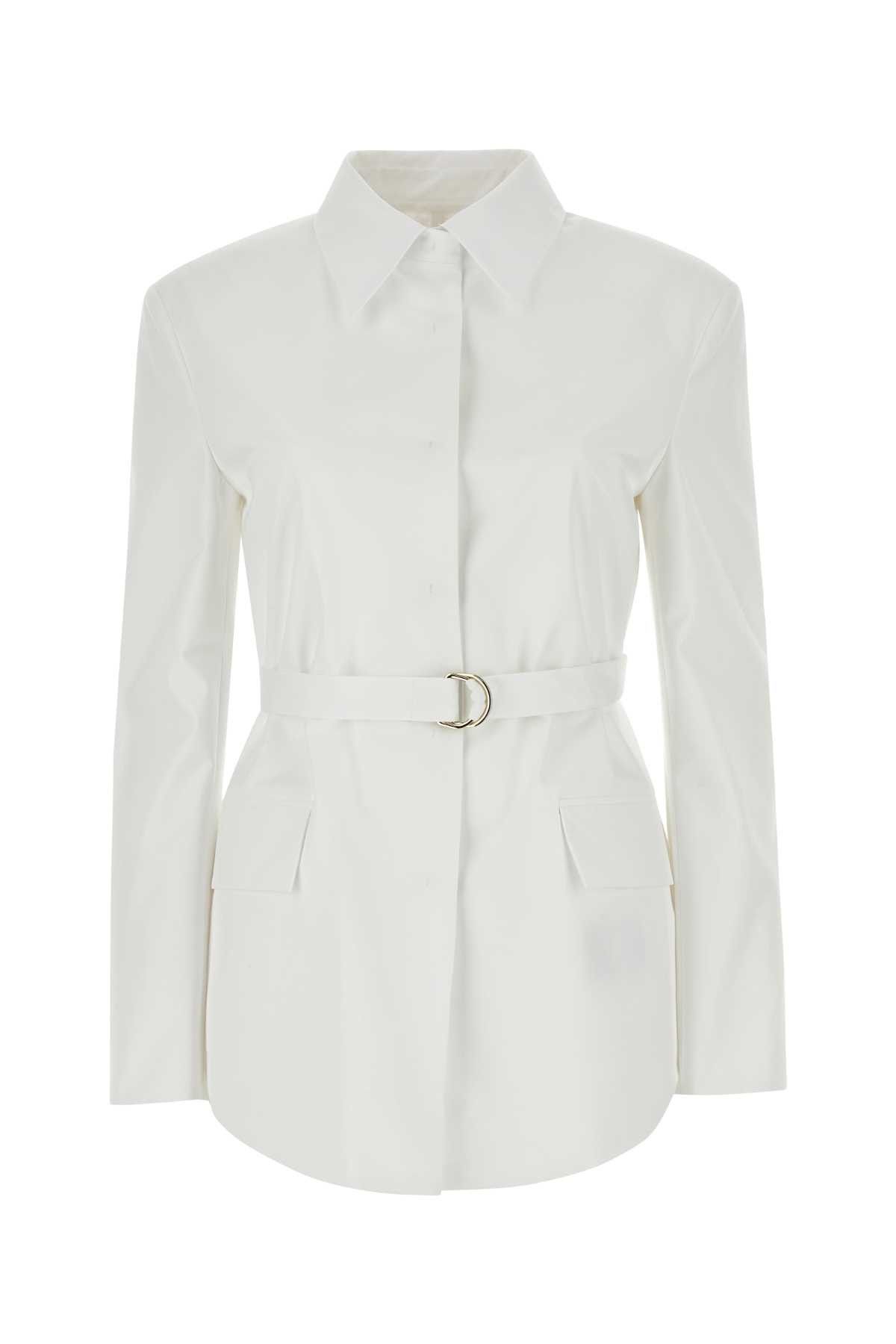 トレンチコート VALENTINO GARAVANI White Poplin Overcoat Valentino White Poplin Overcoat | Grailed
