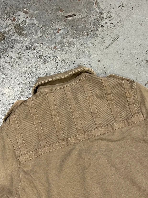 Roberto Cavalli SS2006 Cavalli Army Reinforced Beige Polo Size XS / US 0-2 / IT 36-38 - 7 Thumbnail