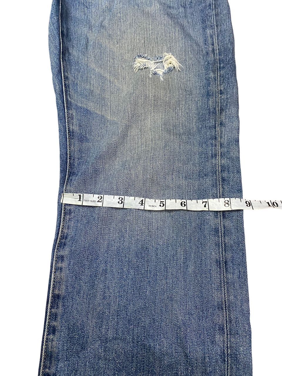 Uniqlo 💥DELETE 💥VINTAGE UNIQLO JEANS DISTRESSED DENIM Size US 36 / EU 52 - 6 Thumbnail