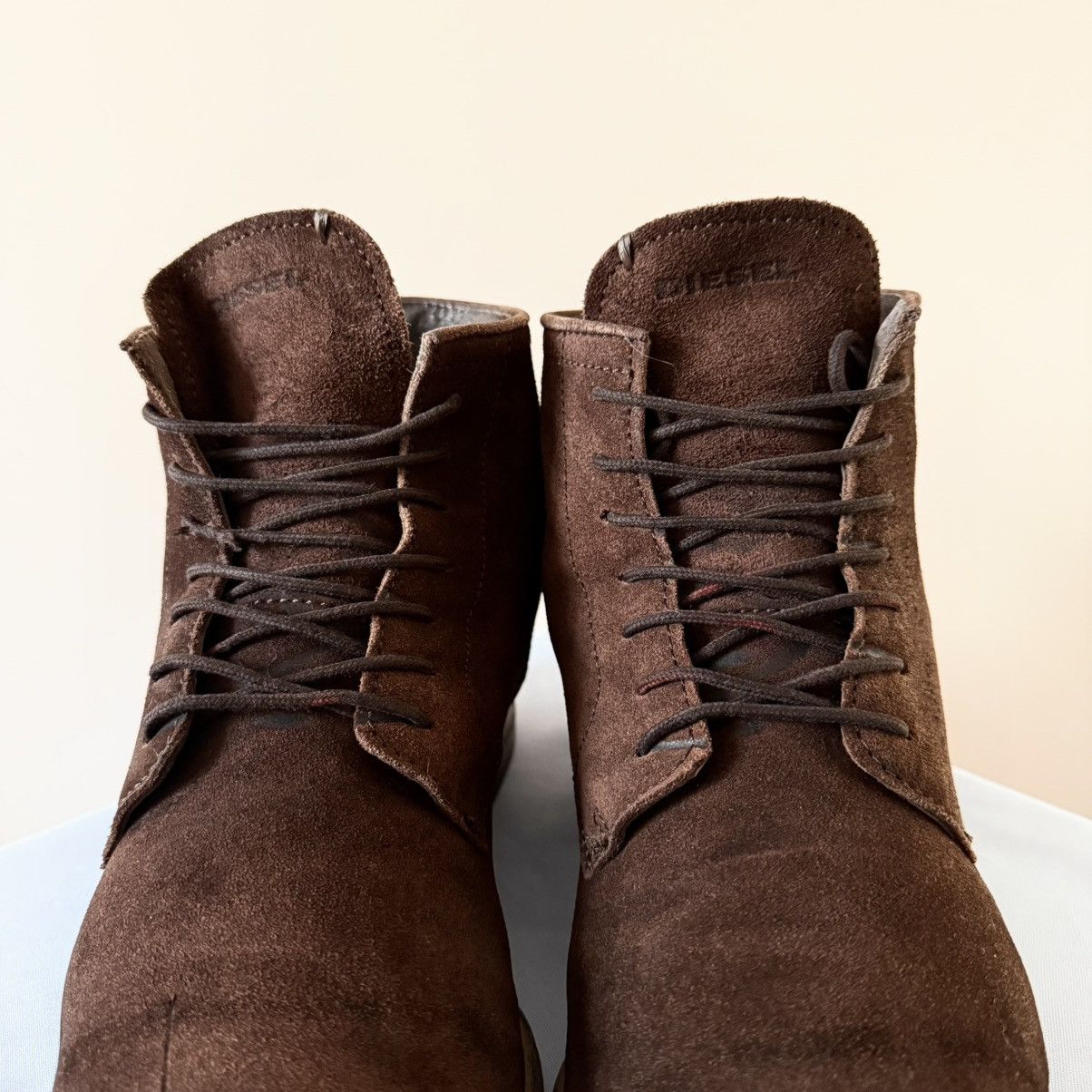 Diesel RARE Diesel Faded Distressed Brown Ankle Avantgarde Boots Size US 8 / EU 41 - 4 Thumbnail