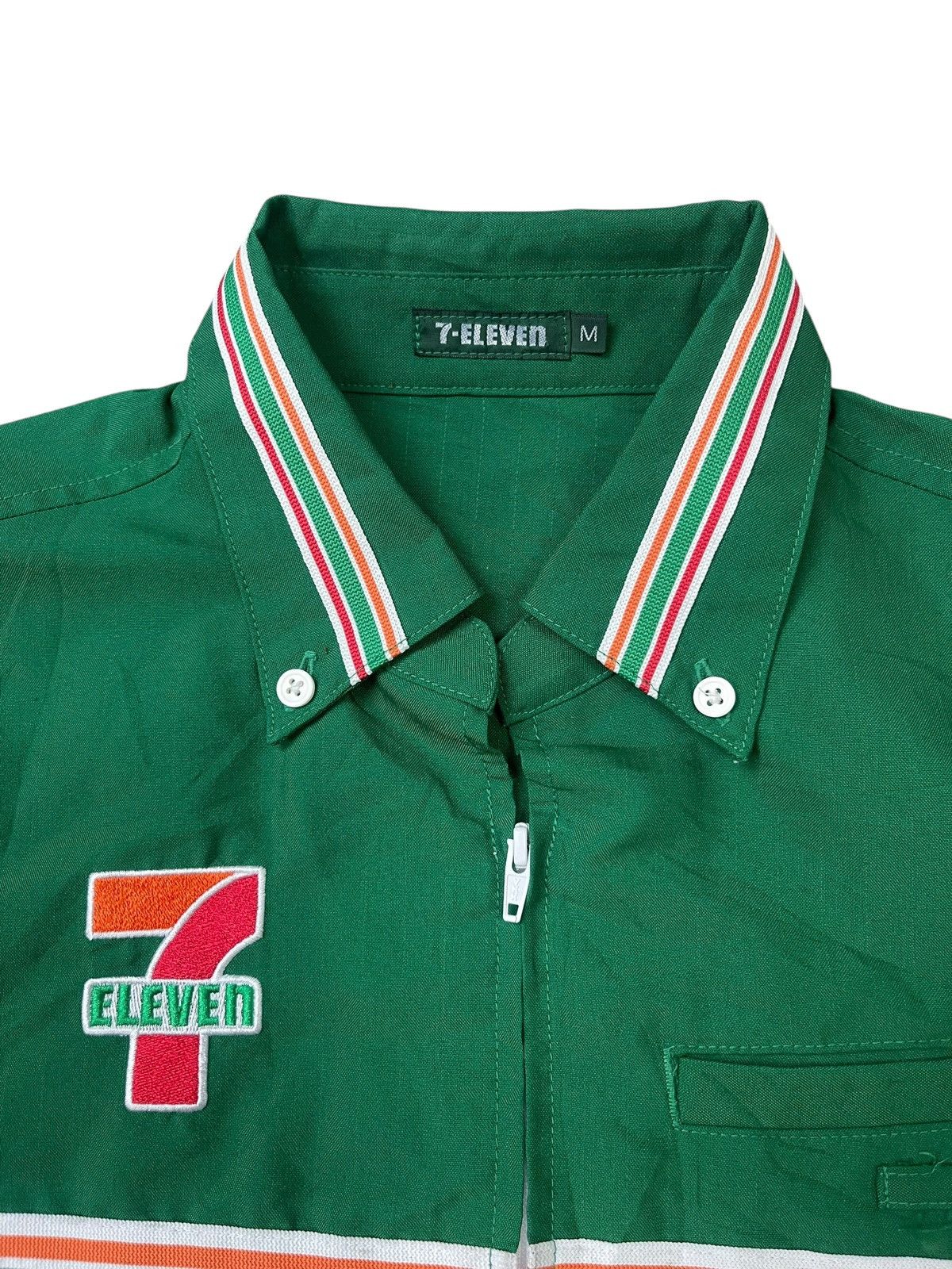 Other Vintage Seven Eleven Zip Up Long Sleeve Uniform Jacket Size US M / EU 48-50 / 2 - 8 Thumbnail