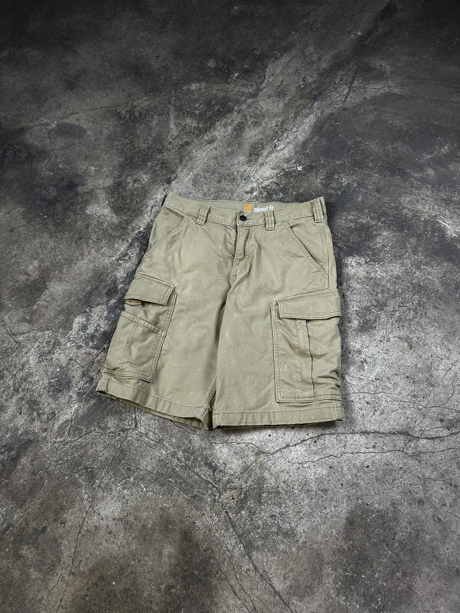 Carhartt 00s Vintage Carhartt Cargo Shorts Workwear Size US 30 / EU 46 - 1 Thumbnail