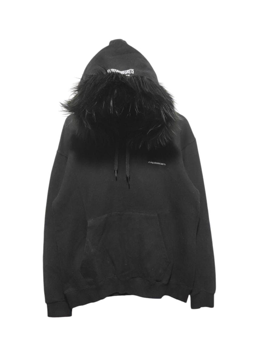 Hysteric Glamour Vivre Sans Regrets "VSR" MADNESS Fur Hoodie LGB style Size US M / EU 48-50 / 2 - 2 Thumbnail