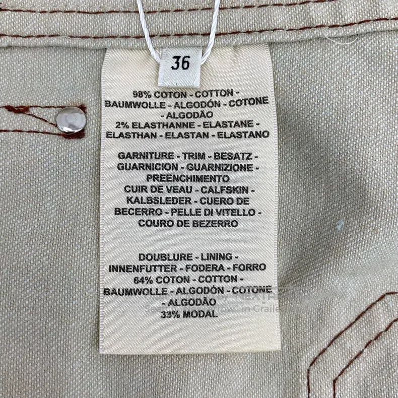 Hermes Hermes Brown Cotton Crew Neck Single Breasted Long Sleeve Size XS / US 0-2 / IT 36-38 - 7 Thumbnail