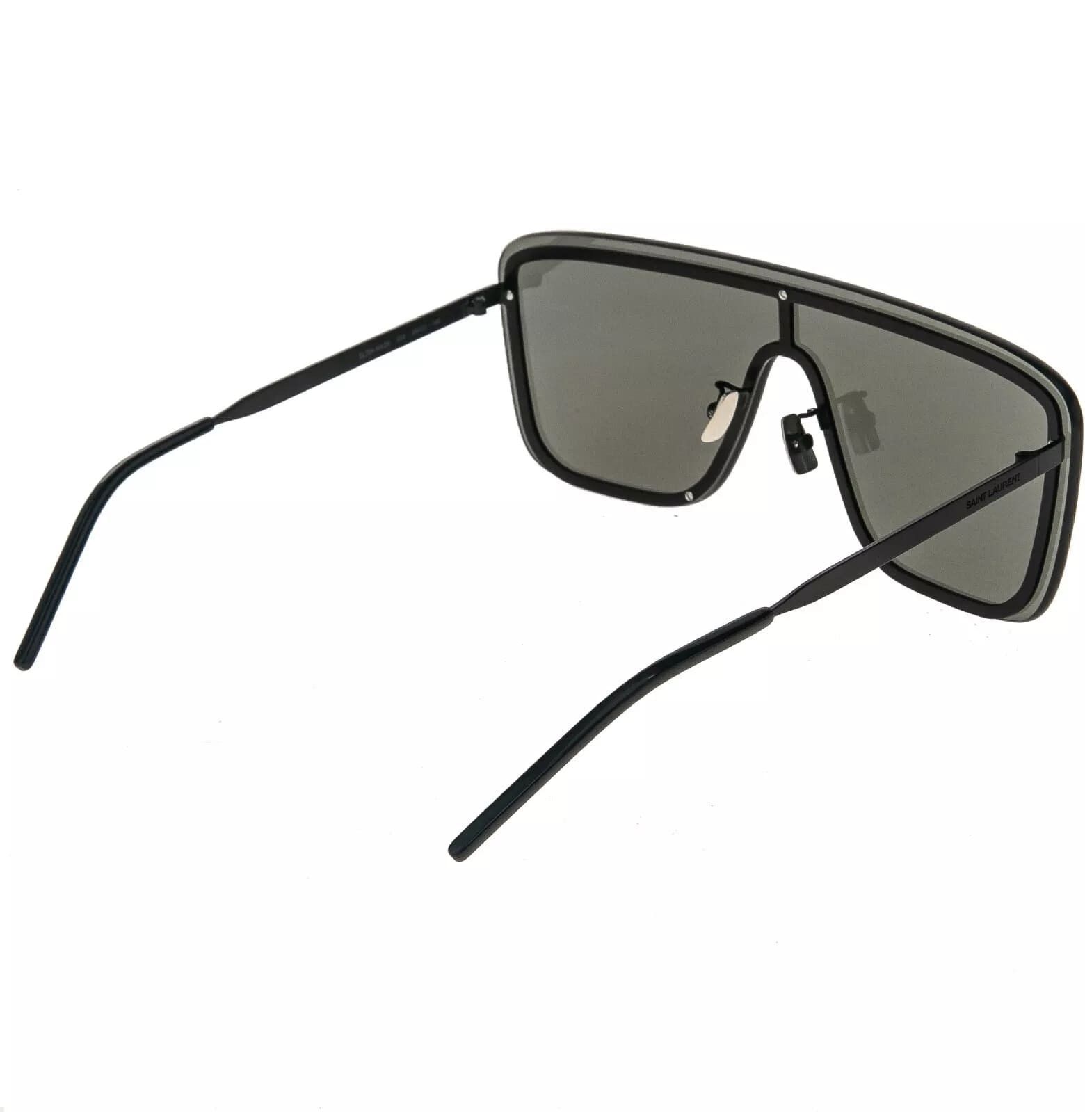 Yves Saint Laurent SAINT LAURENT 364 MASK YSL SL364 003 Black Silver Mirror Size ONE SIZE - 6 Thumbnail