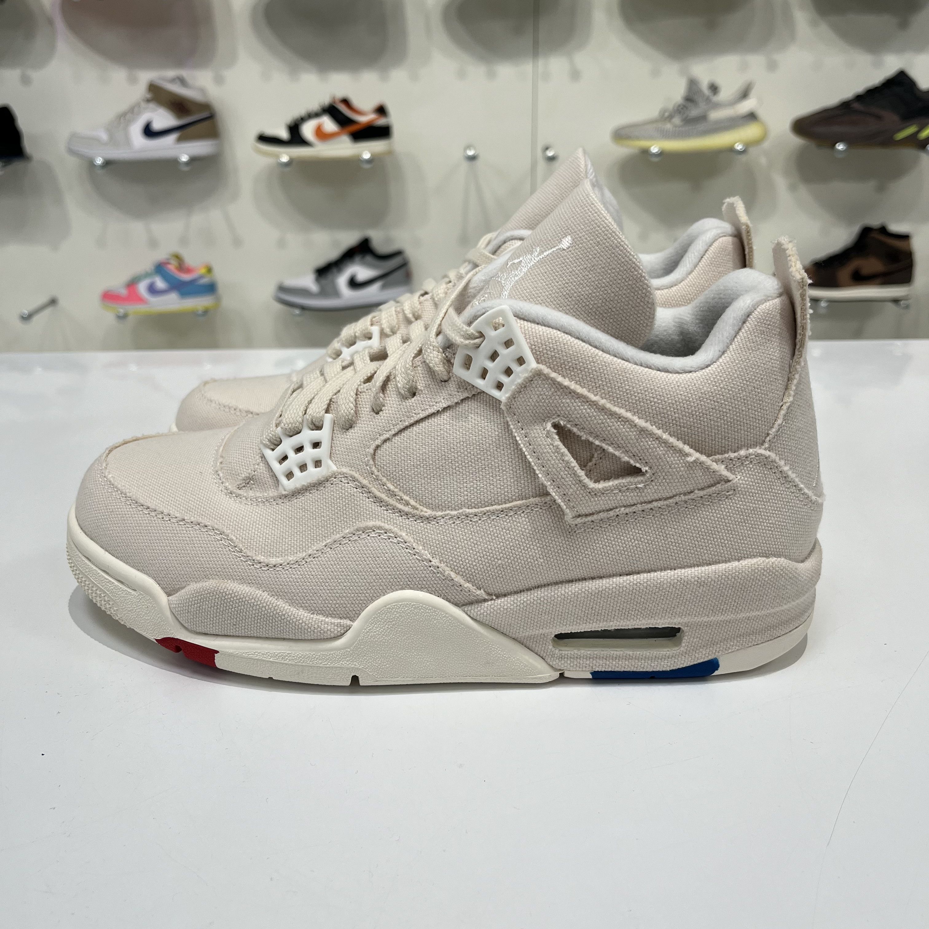 Nike Air Jordan 4 Retro Blank Canvas Size US 8.5 / IT 38.5 - 2 Thumbnail