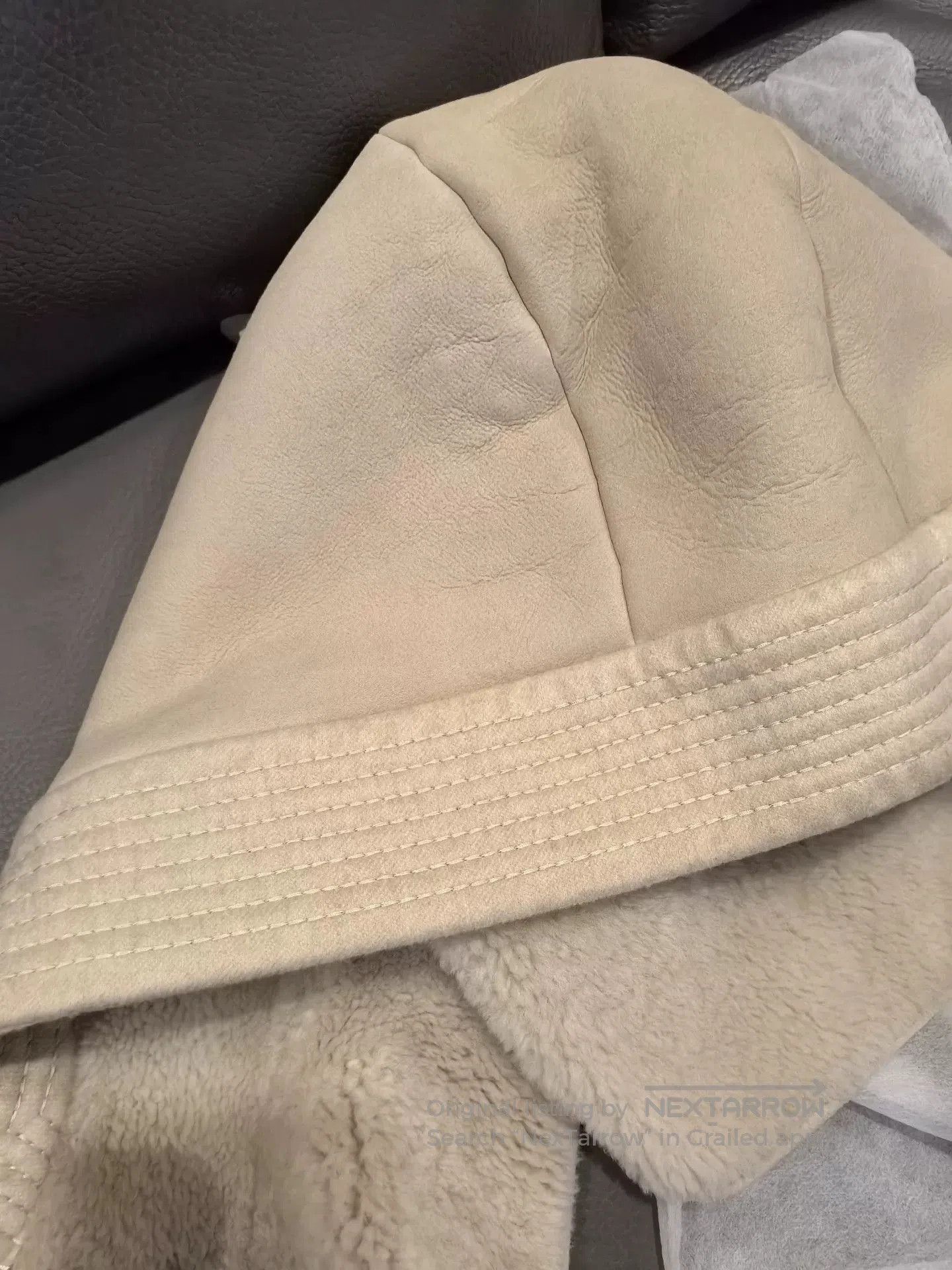Loro Piana Loro Piana Shearling Cashmere Hat Scarf. Size ONE SIZE - 3 Thumbnail