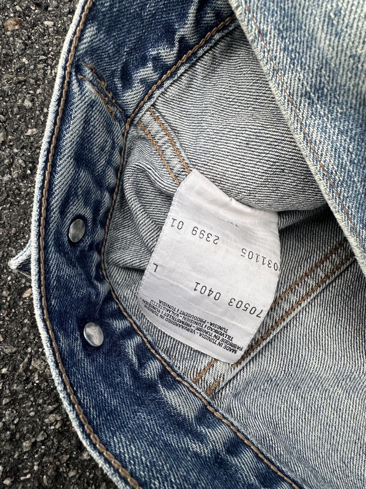 Levi's Vintage Clothing Vintage Levis Denim jacket VERY RARE!!! Jeans USA distressed Size US L / EU 52-54 / 3 - 10 Thumbnail