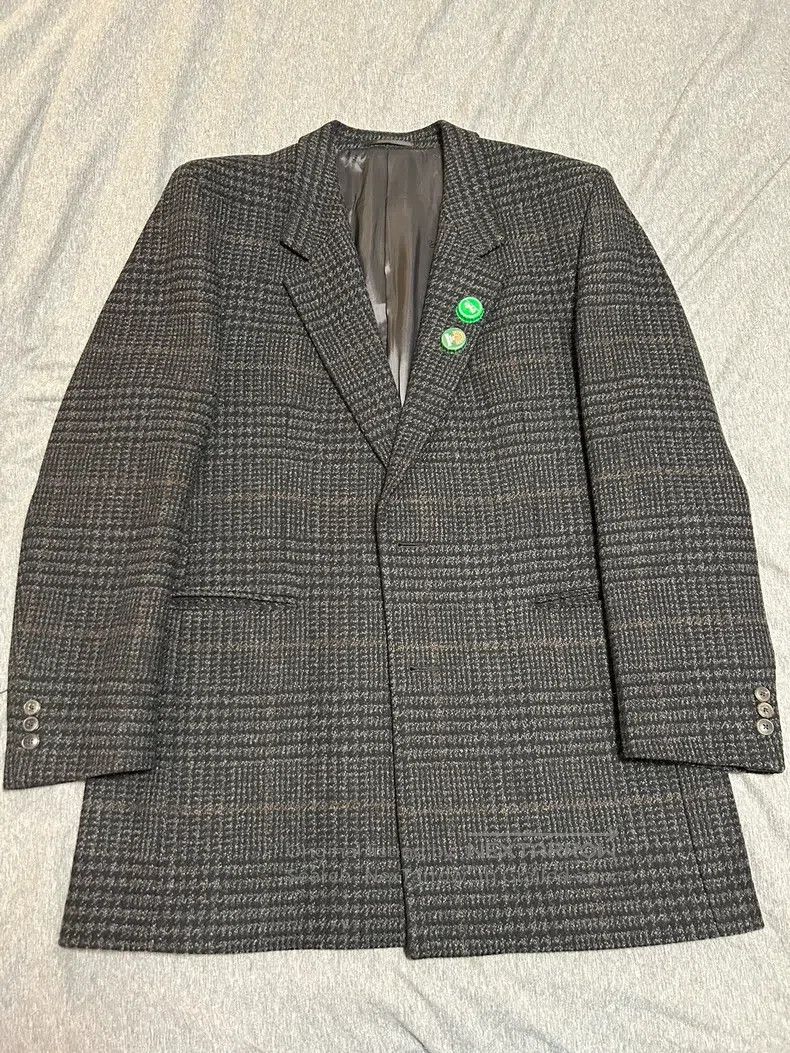 Martine Rose Martine Rose size s Dark Plaid Bottle Cap Badge Wool Blaze Size 36S - 2 Thumbnail