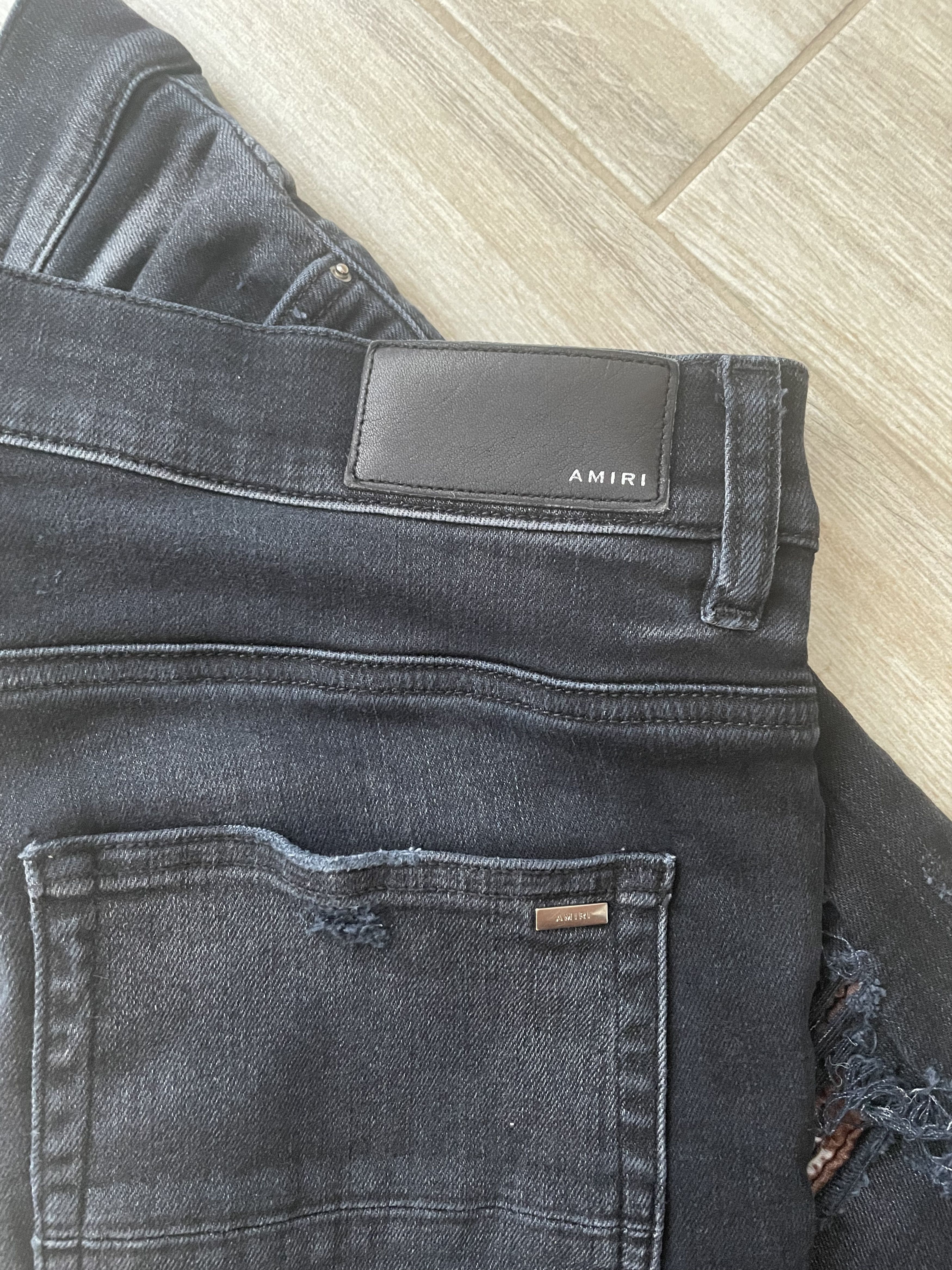 Amiri Amiri MX1 Bandana Destroyed Jeans Size US 36 / EU 52 - 13 Thumbnail