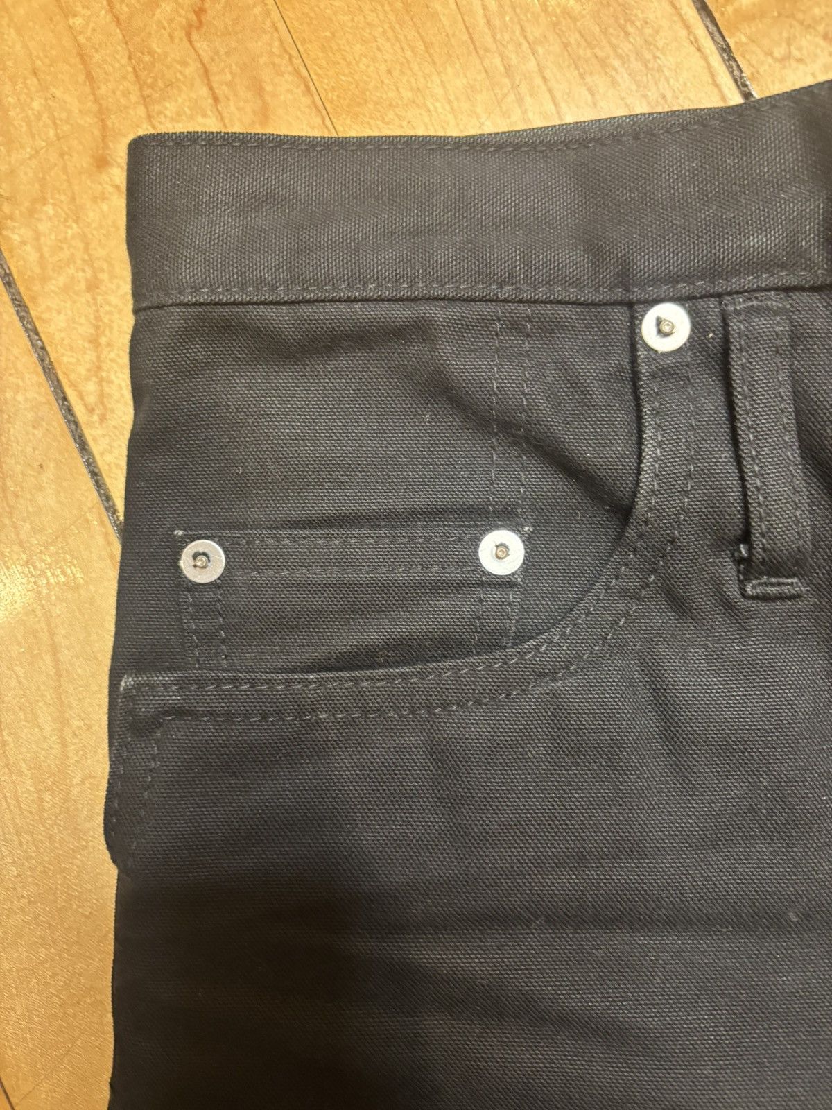 KOZABURO KOZABURO 3D BOOTCUT CANVAS COWBOY JEANS Size US 30 / EU 46 - 6 Thumbnail