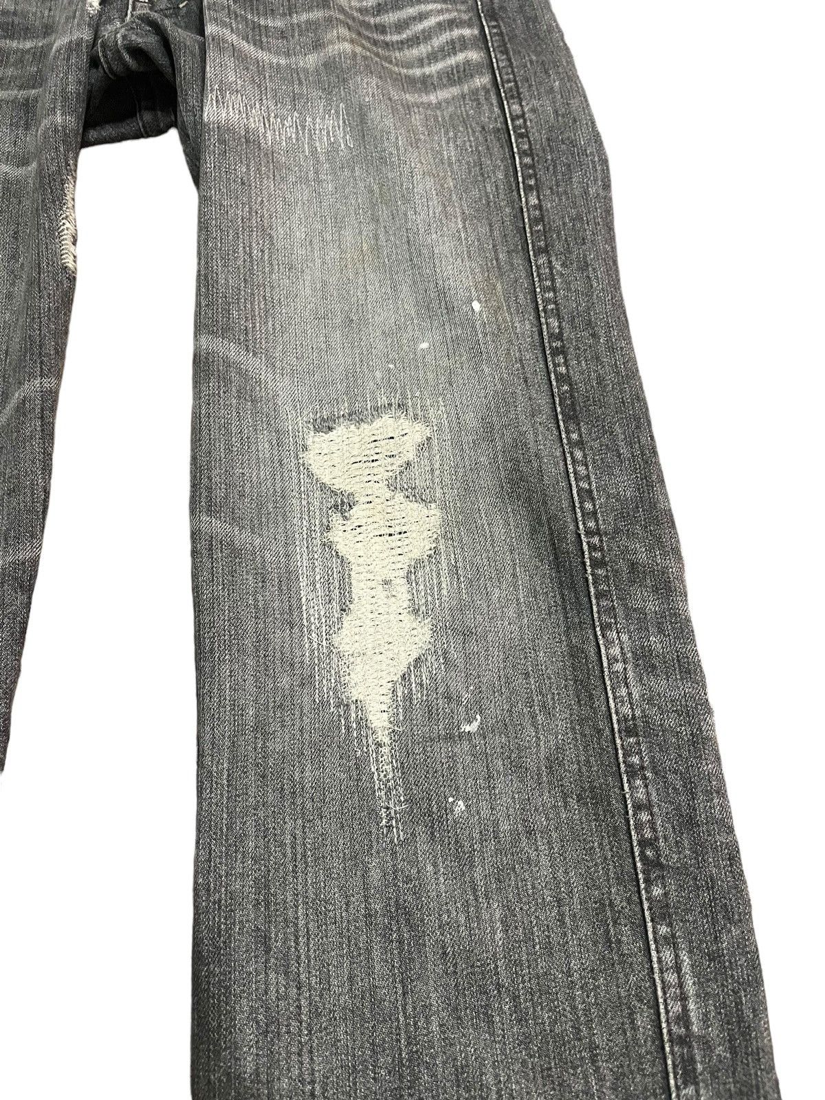 14th Addiction × FACTOTUM × Jean Factotum Japanese Distress jeans size 32 x 33 inches Size US 32 / EU 48 - 11 Thumbnail