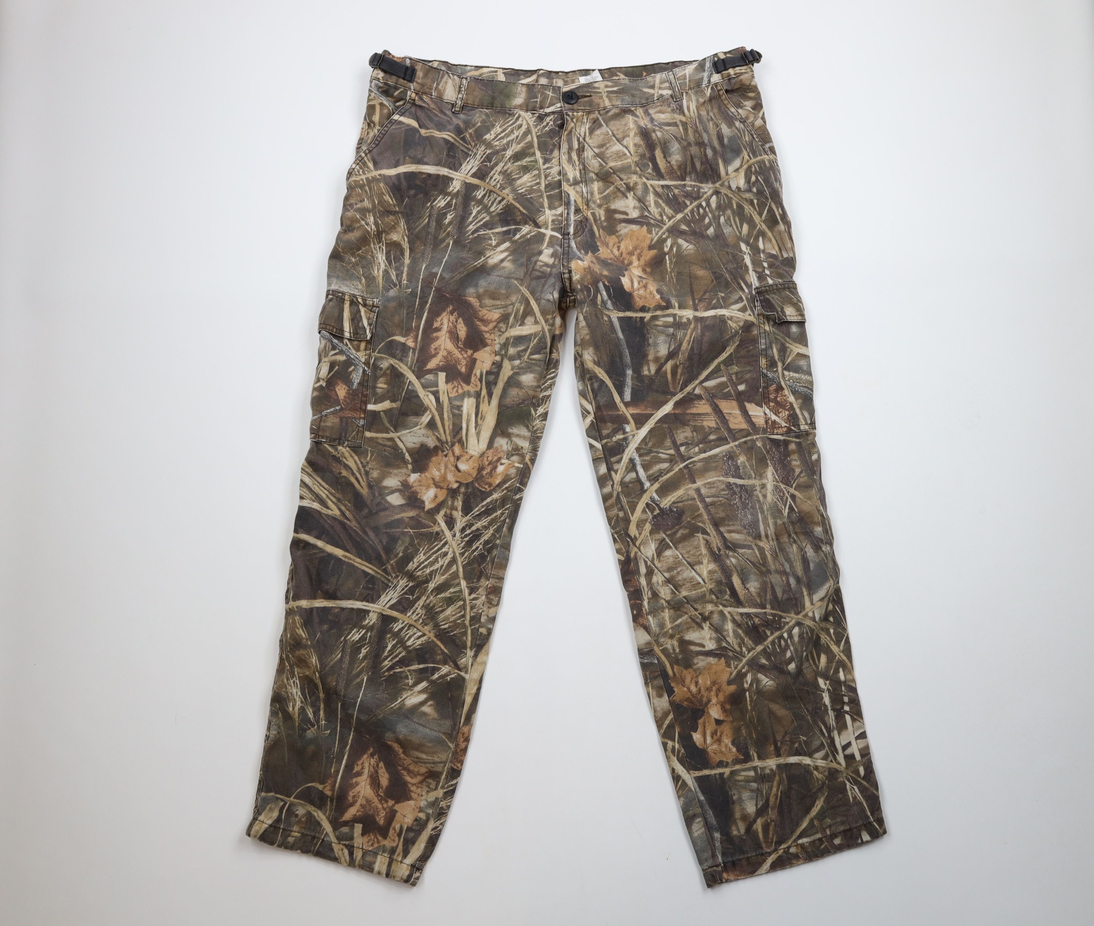 Vintage Vintage 90s Y2K Streetwear Camouflage Wide Leg Cargo Pants Size US 38 / EU 54 - 1 Thumbnail
