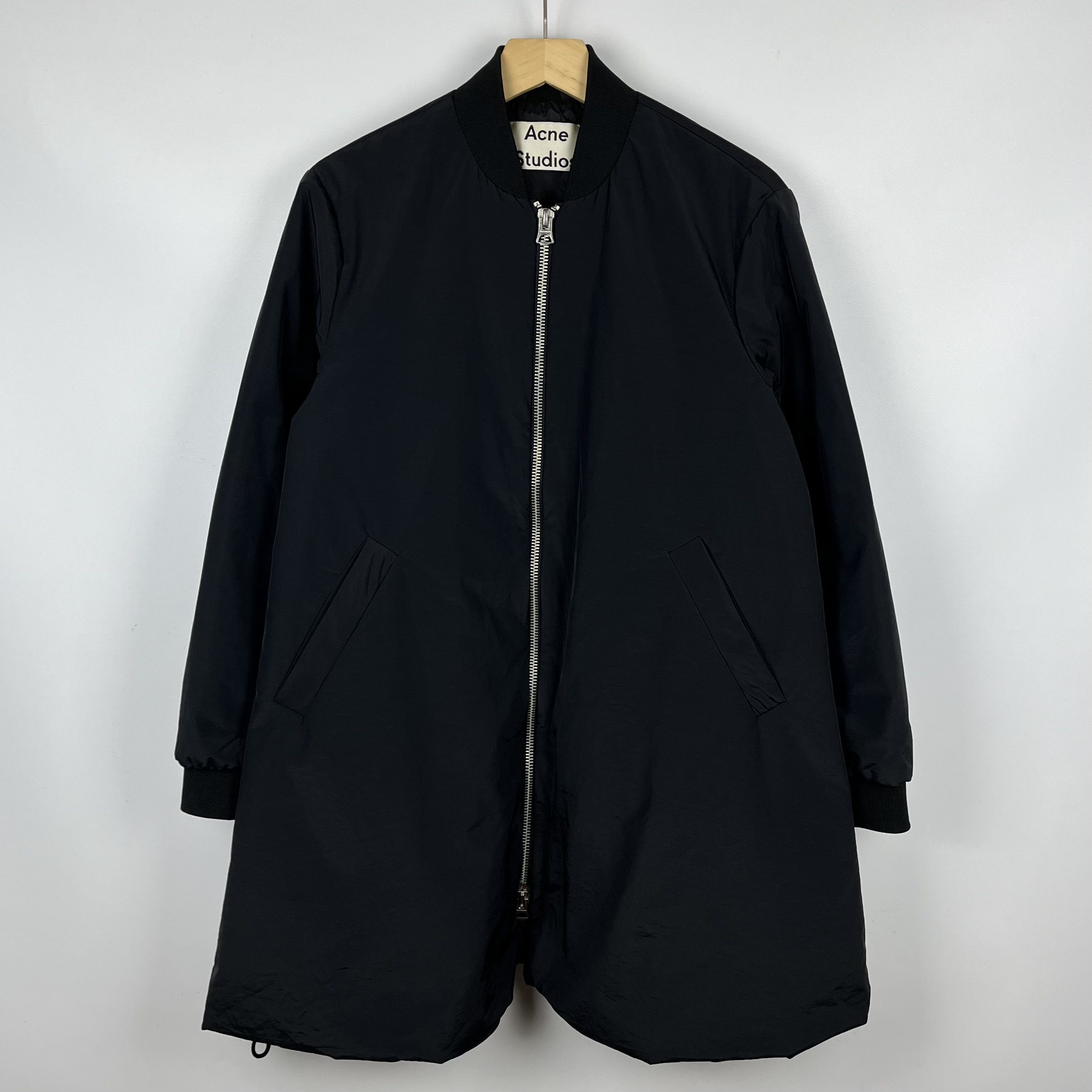 Acne Studios Ladies Acne Studios Nylon Long Bomber Jacket Size XS / US 0-2 / IT 36-38 - 9 Thumbnail