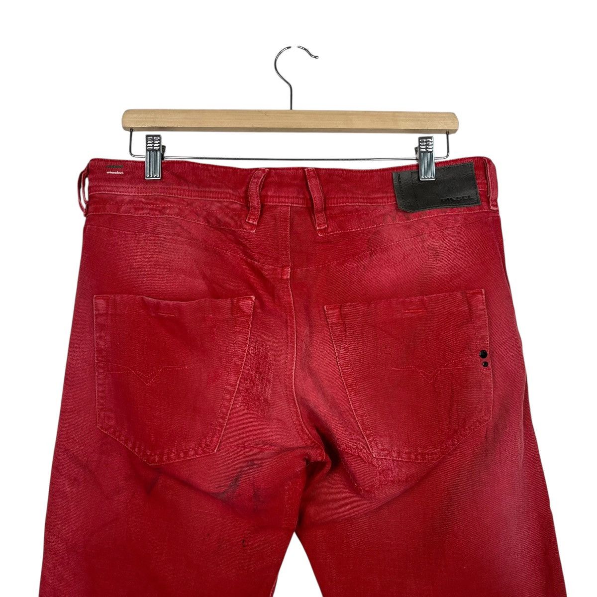 Diesel Vintage Diesel Italian Designer Avant Garde Denim Jeans Size US 34 / EU 50 - 9 Thumbnail