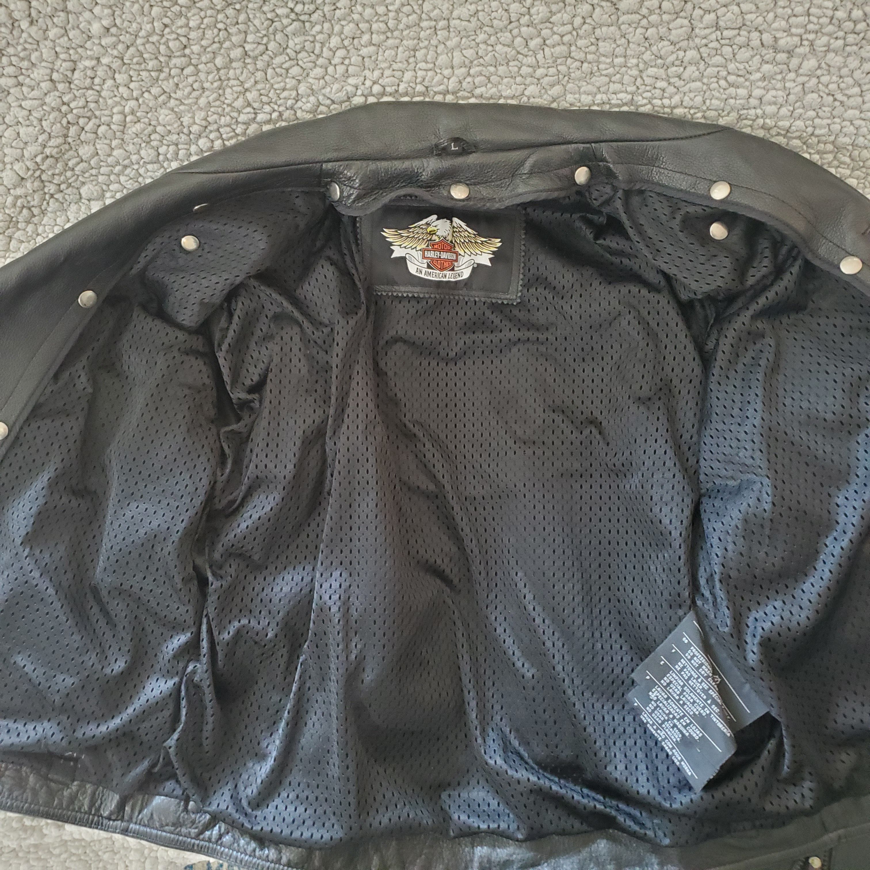 Harley Davidson Genuine vintage Harley Davidson leather riding jacket Size US XL / EU 56 / 4 - 11 Thumbnail