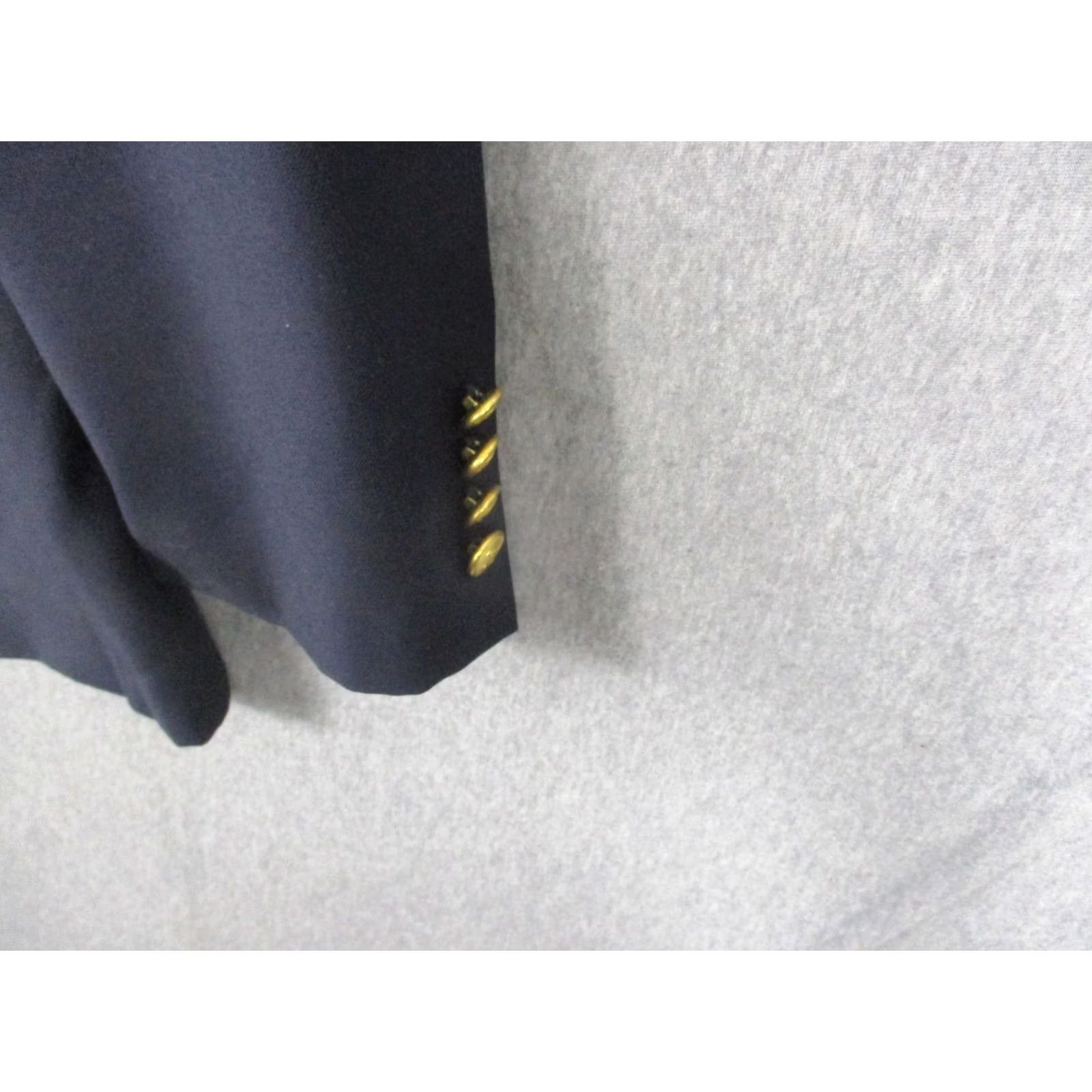 Ralph Lauren Lauren Ralph Lauren Blazer Mens 40R Navy Blue Gold Button Sport Coat Jacket Size 40R - 4 Thumbnail