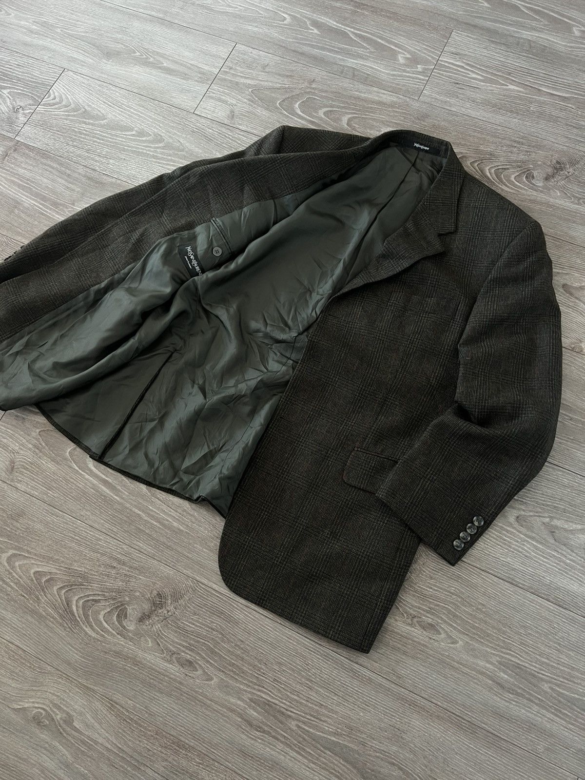 Vintage × Yves Saint Laurent ‼️Vintage YSL YvesSaintLaurent Wool/Cashmere Luxury Blazer‼️ Size 46R - 8 Thumbnail