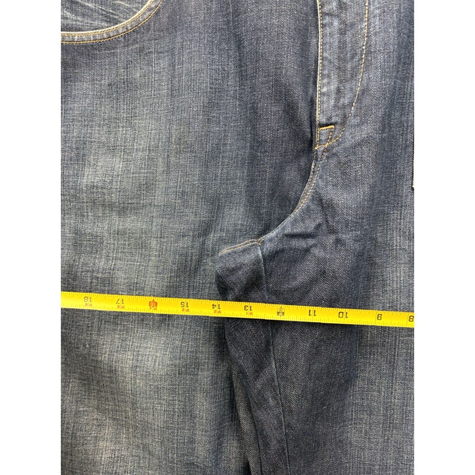 Nike VINTAGE Nike Jeans 38 Blue Denim Straight Mens Baggy 90s BRS Jordan Nike Blue Ribbon Sports Jeans Mens 38 Baggy Denim 90s Y2K Size US 38 / EU 54 - 3 Thumbnail