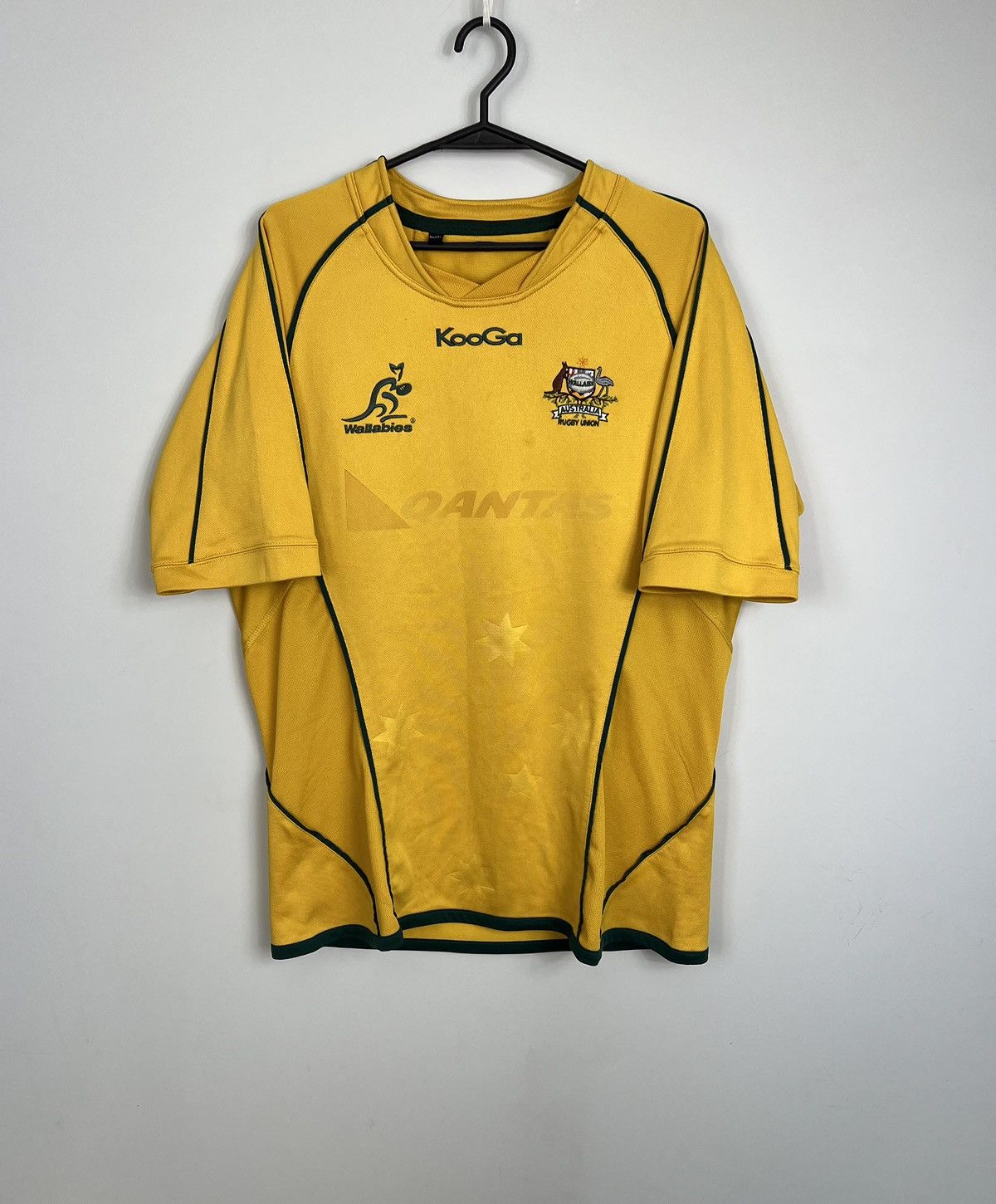 Vintage KooGa Wallabies Rugby Jersey Gold Australian Rugby Union Size US L / EU 52-54 / 3 - 1 Thumbnail