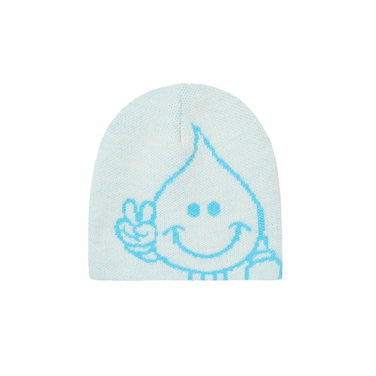 Palace Palace World Industries Reverso Beanie White/Blue Size ONE SIZE - 3 Thumbnail