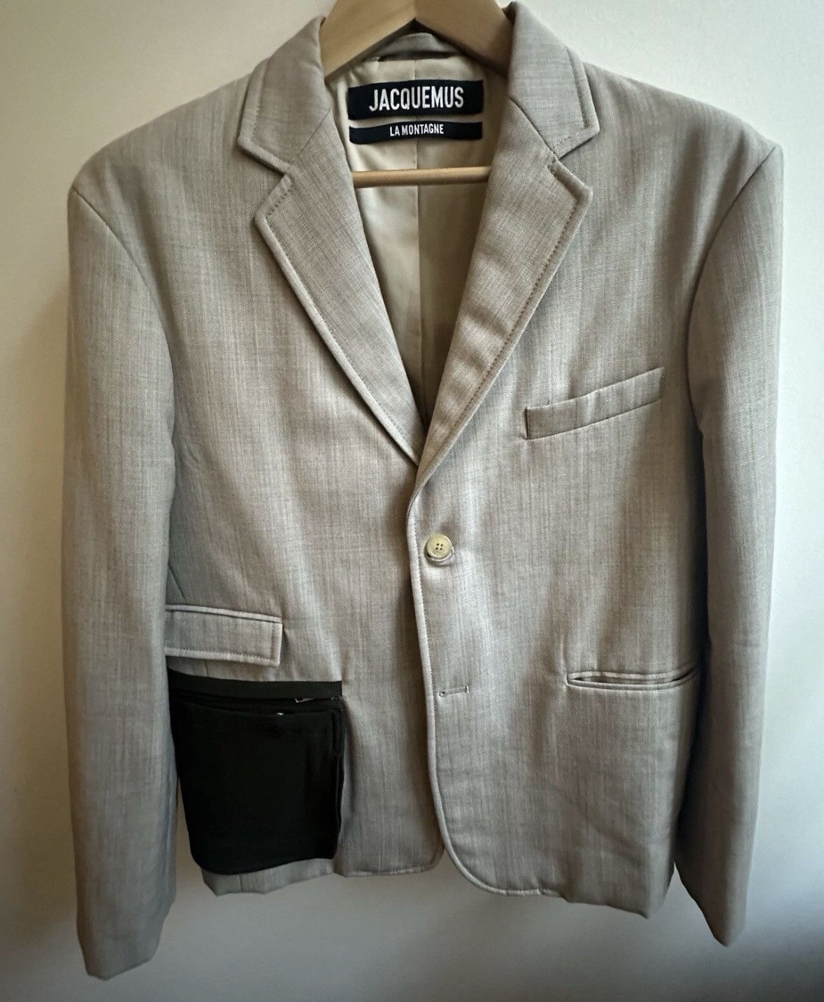 Jacquemus Jacquemus beige sport coat with removable pocket size 50 Size 50R - 1 Thumbnail