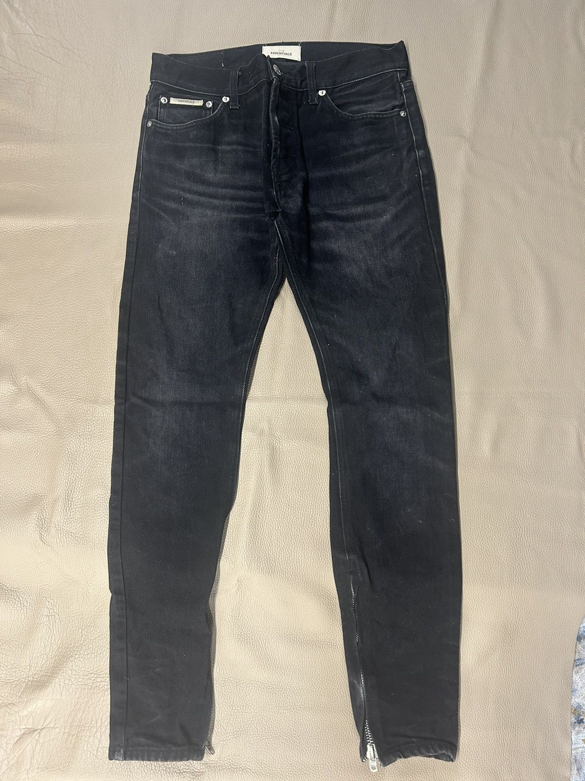 image of Essentials Jeans Size 30 Black Fear Of God, Men's