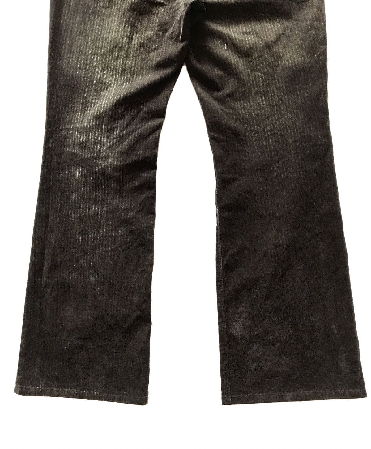 14th Addiction × Designer × Japanese Brand CUSTOM CULTURE VELVET STRIPE FLARE PANTS Size US 30 / EU 46 - 6 Thumbnail