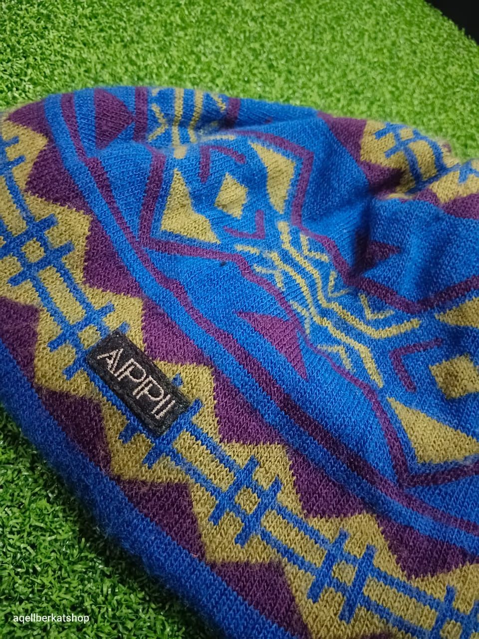 Japanese Brand APPI Colourful Motive Beanie Size ONE SIZE - 3 Thumbnail