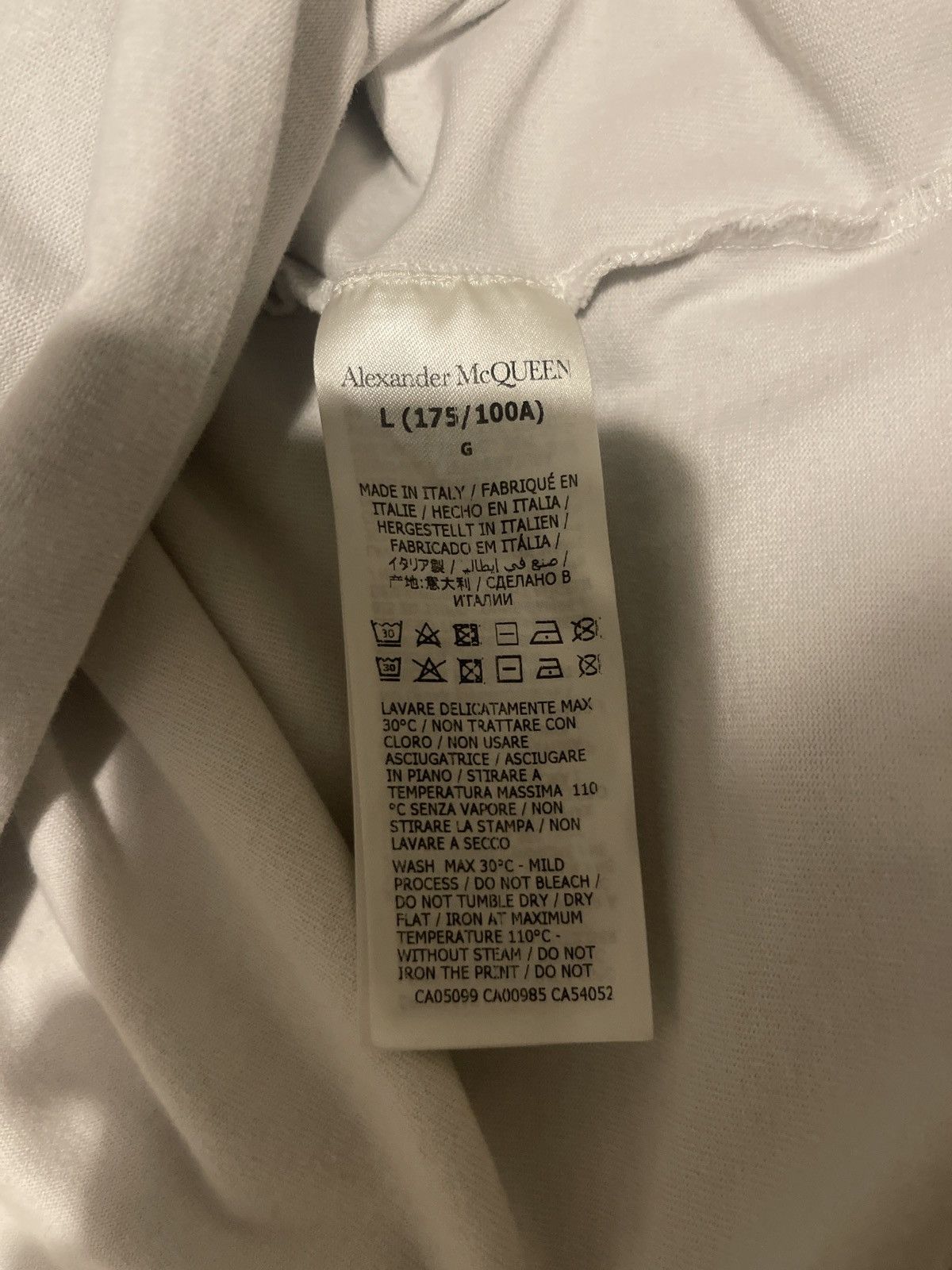 Alexander McQueen Alexander McQueen T-shirt Size US L / EU 52-54 / 3 - 5 Thumbnail