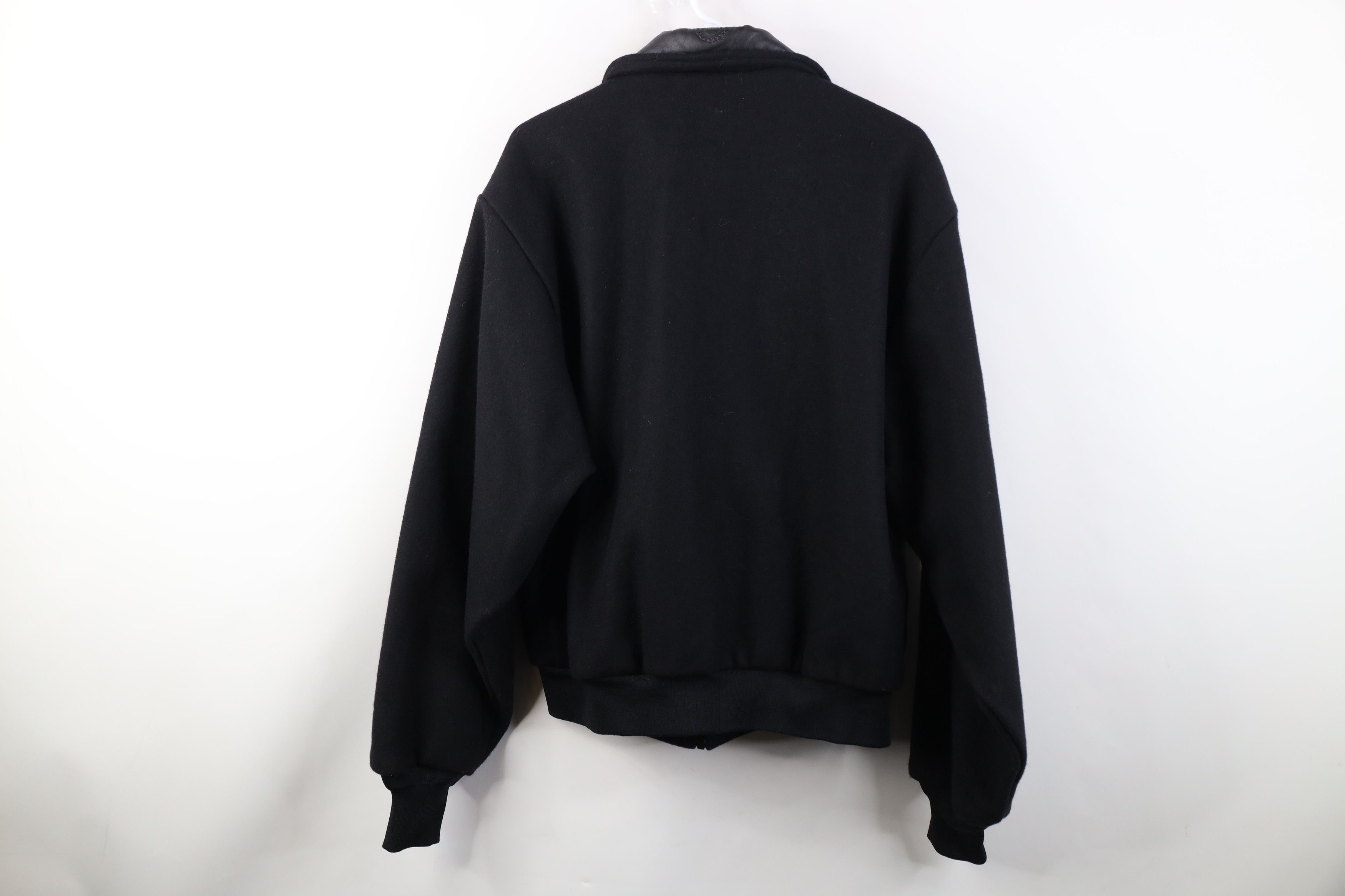 Vintage Vintage 90s Stamping Plant Wool Leather Varsity Jacket USA Size US L / EU 52-54 / 3 - 15 Thumbnail