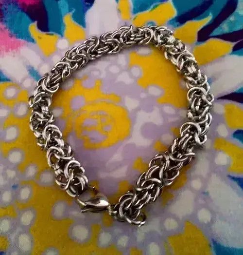 Other 7 MM Width Irregular Chain Bracelets Size ONE SIZE - 2 Thumbnail