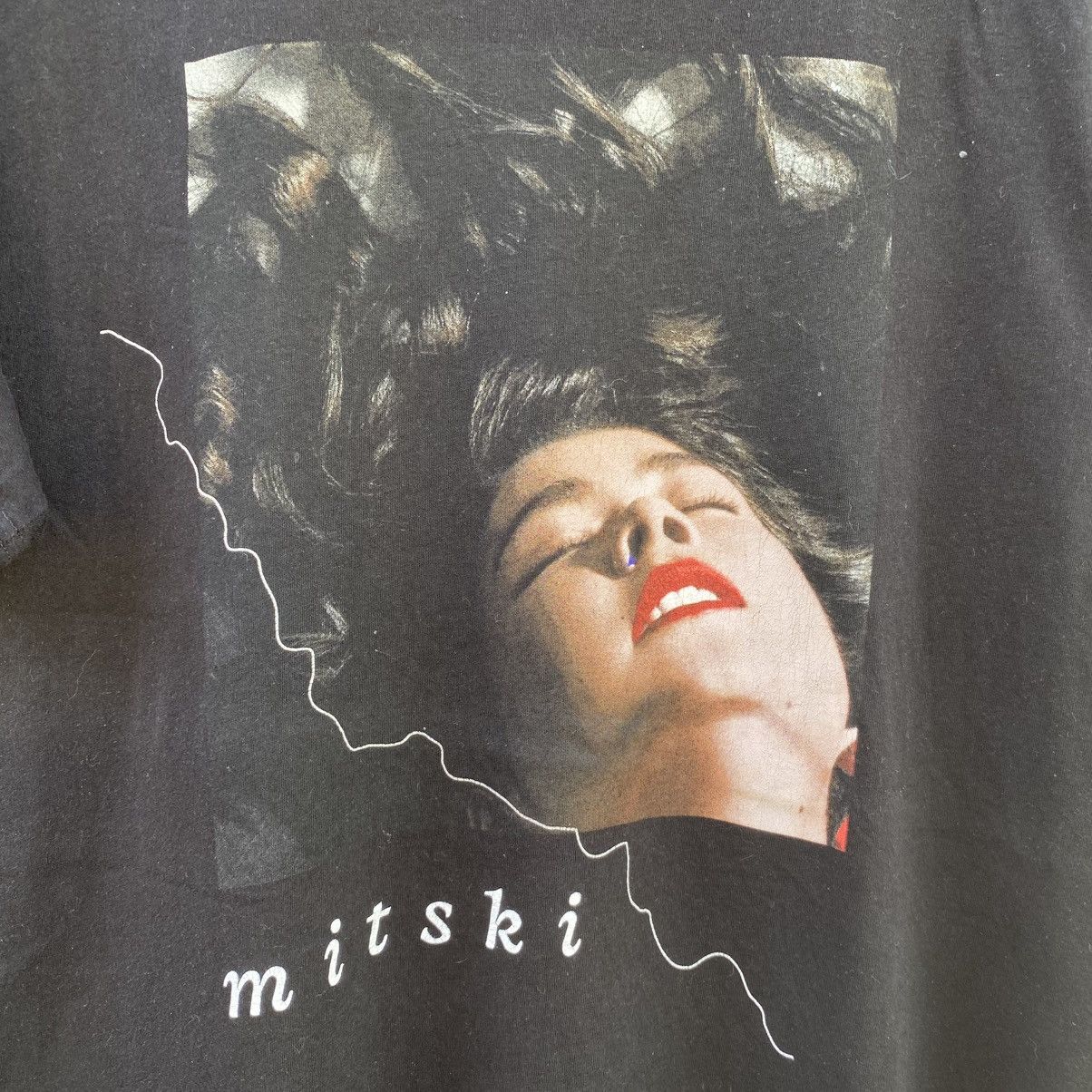 Band Tees Thrashed Faded Mitski Alternative Indie Band Tee Size US XL / EU 56 / 4 - 3 Thumbnail