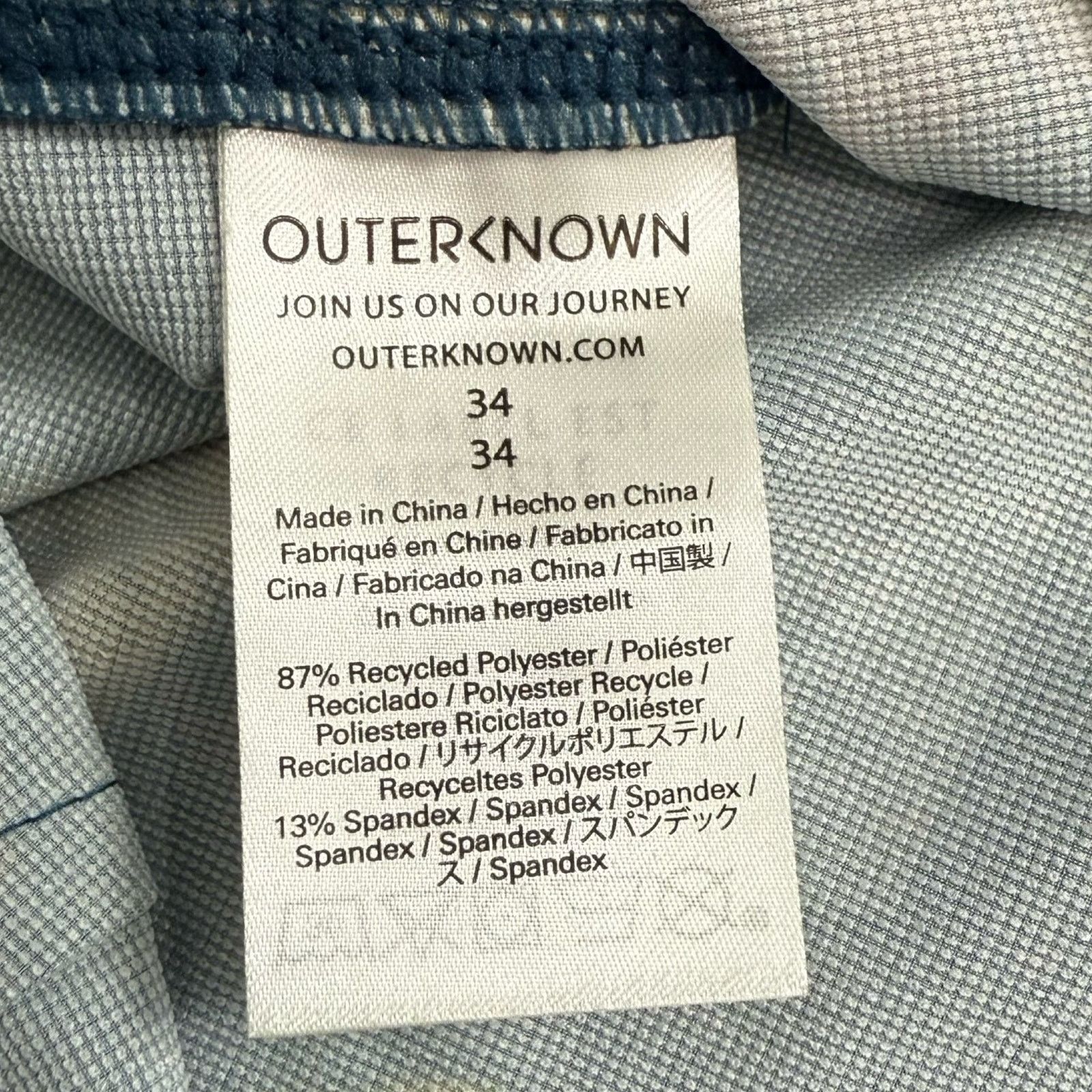 Outerknown Outerknown Blue Orange Brush Strokes Swim Shorts Trunks 34 Size US 34 / EU 50 - 4 Thumbnail