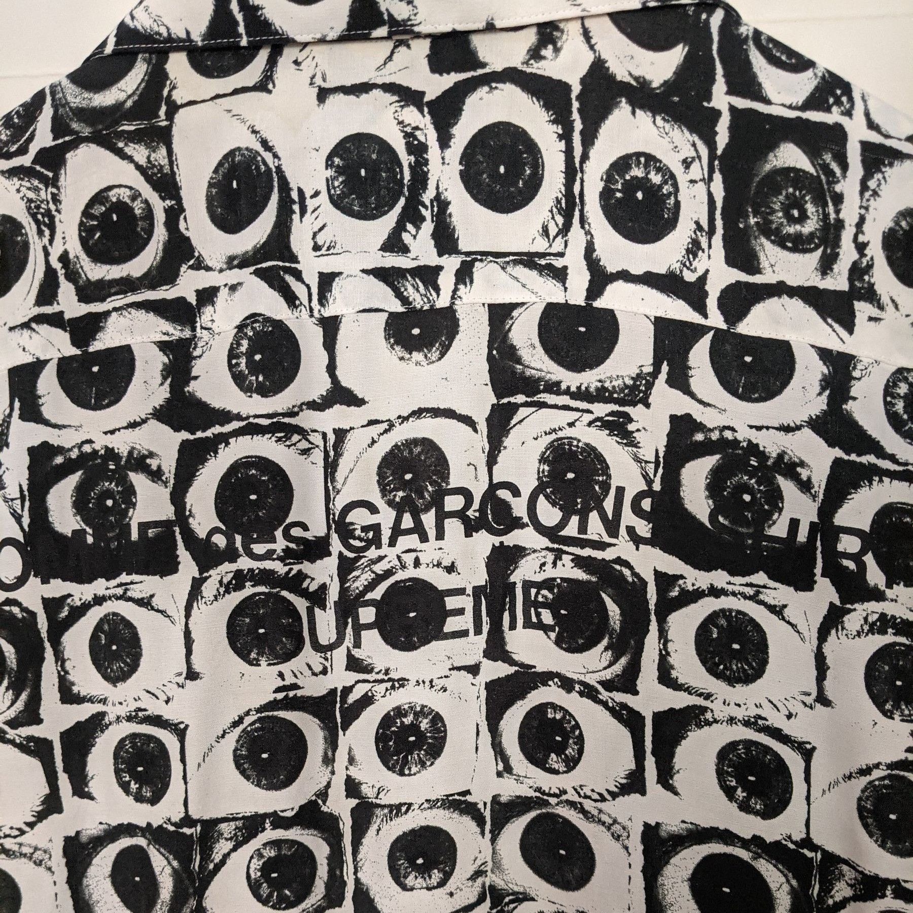 Supreme Supreme Comme Des Garcons SHIRT Eyes Rayon Shirt | Grailed