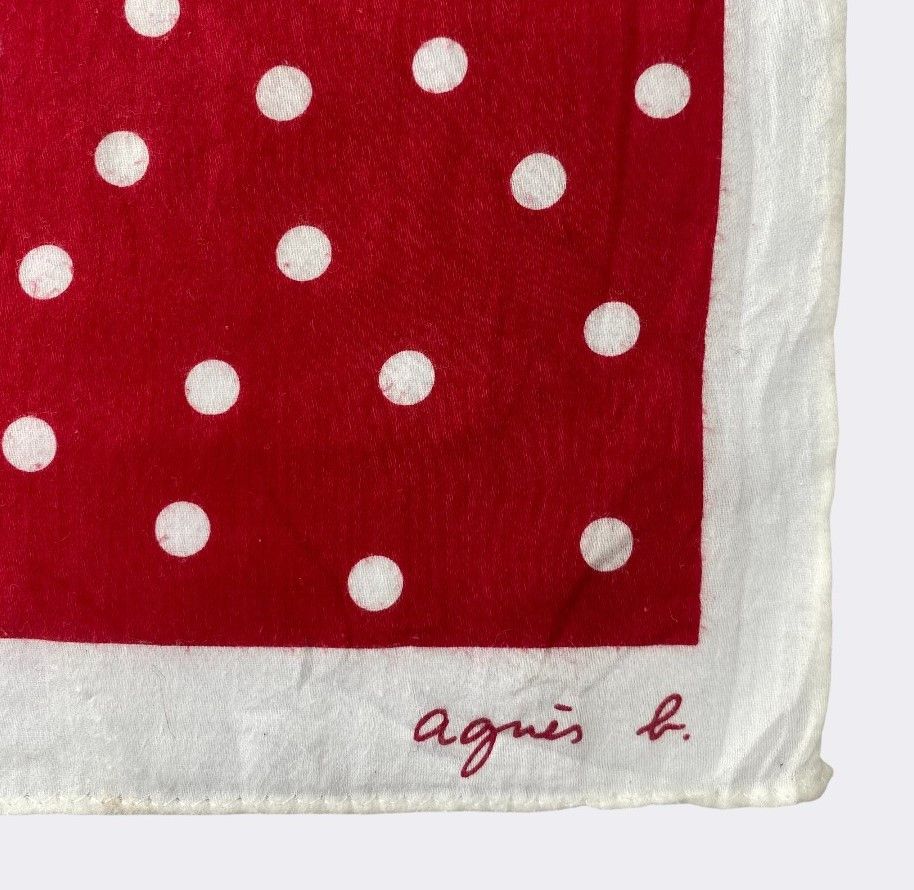 agnes b. Vintage Agnes B Handkerchief Neckerchief Bandana H256R Size ONE SIZE - 3 Thumbnail