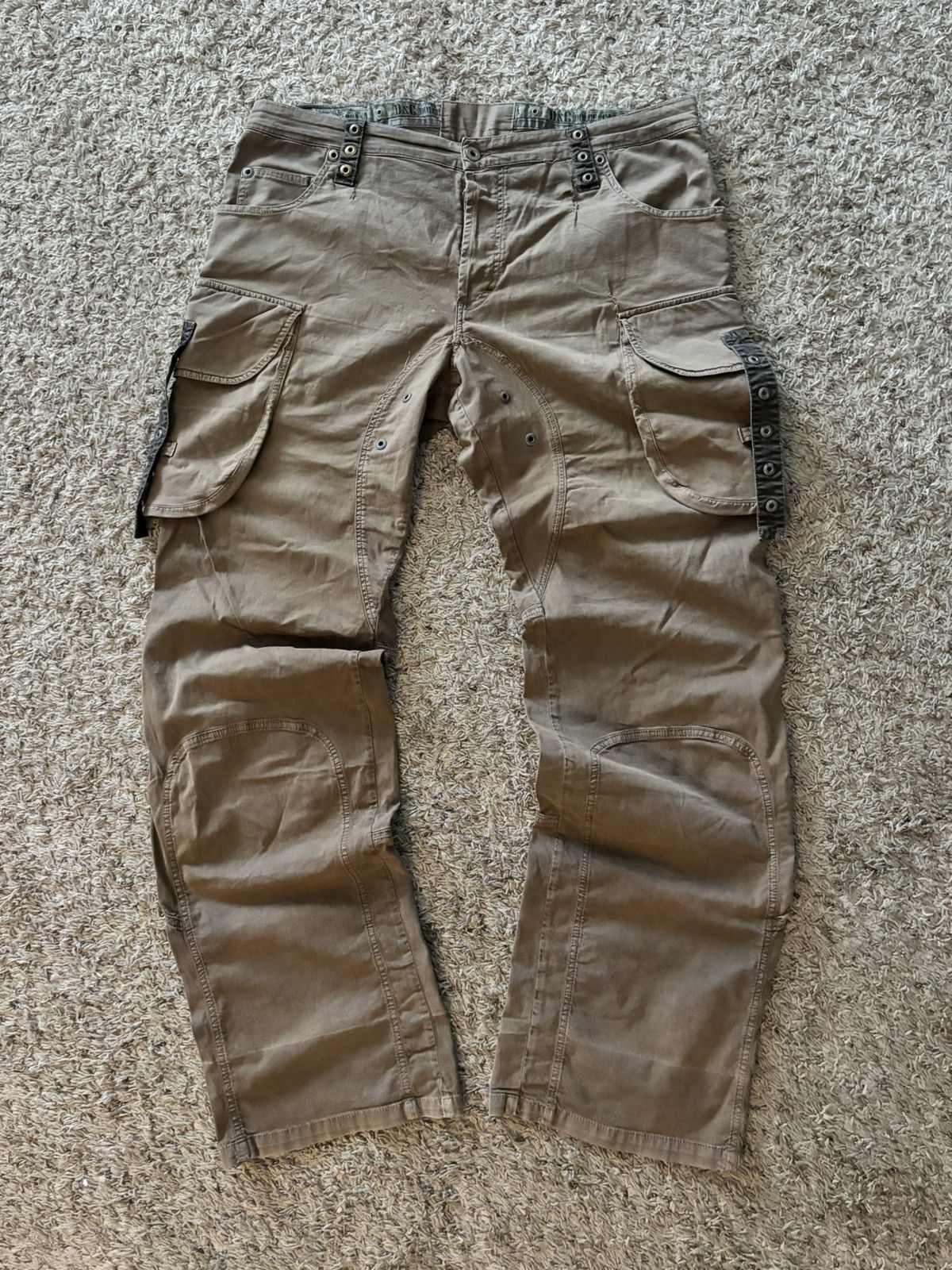 Dolce & Gabbana Ss03 brown dolce & gabbana cargo pants Size US 40 / EU 56 - 1 Thumbnail