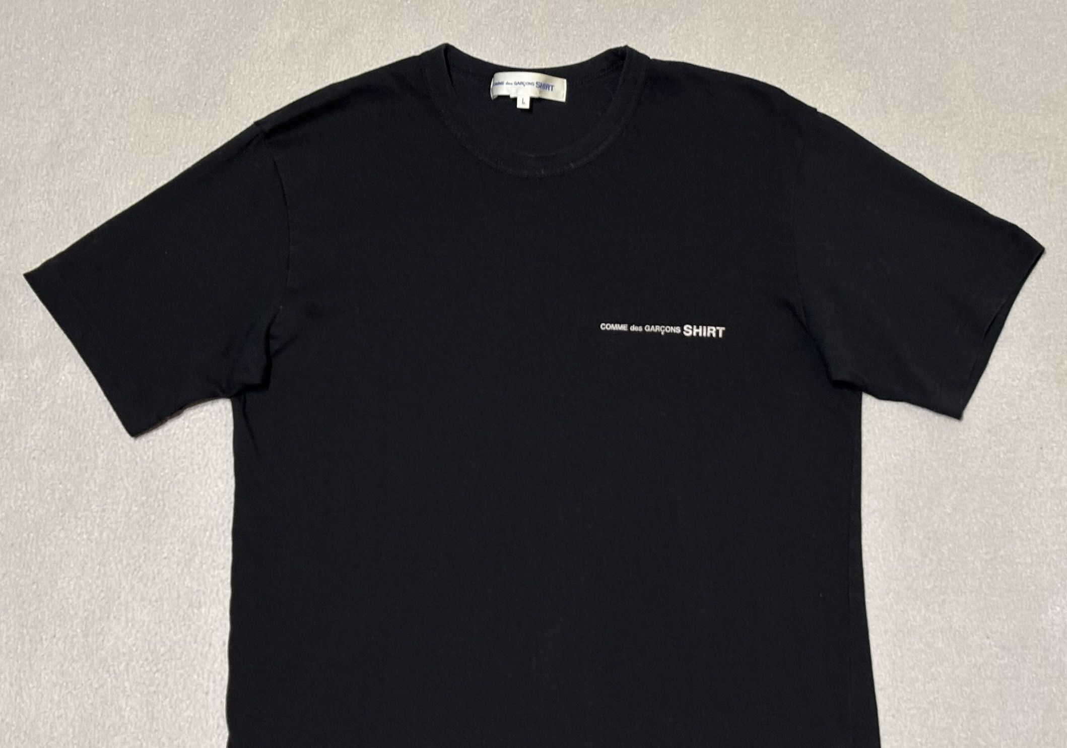 Comme des Garcons Comme des Garçons Black T-Shirt Large Size US L / EU 52-54 / 3 - 6 Thumbnail